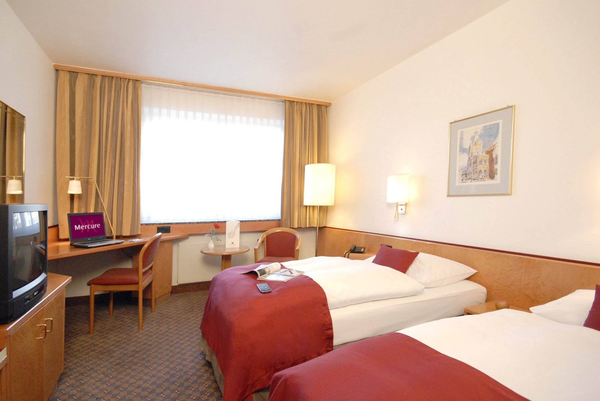 غرفة بريفيليج بسريرين منفصلين، Mercure Hotel Koeln City Friesenstrasse 2/9
