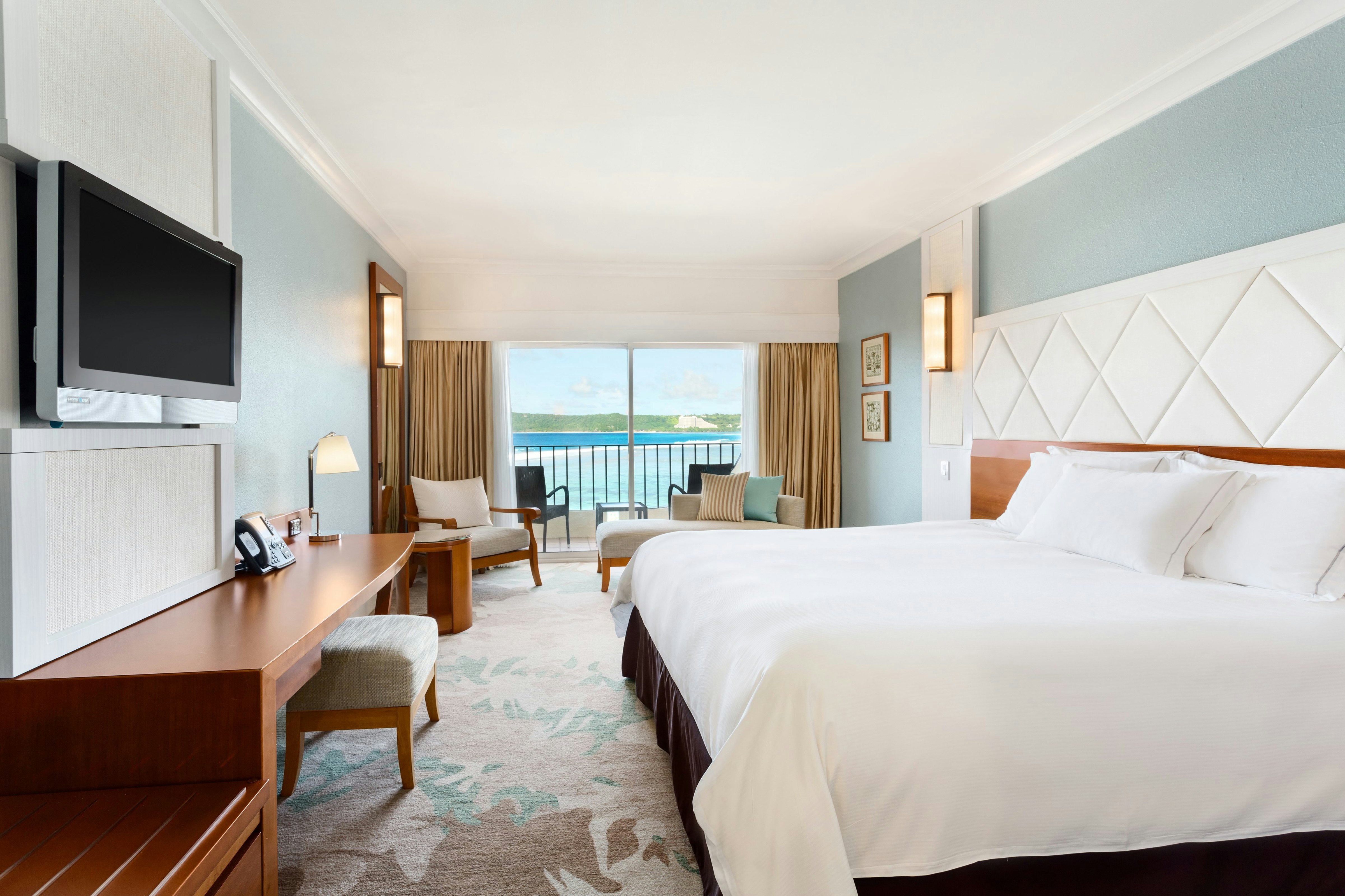 Ocean, King Bed, Main Building