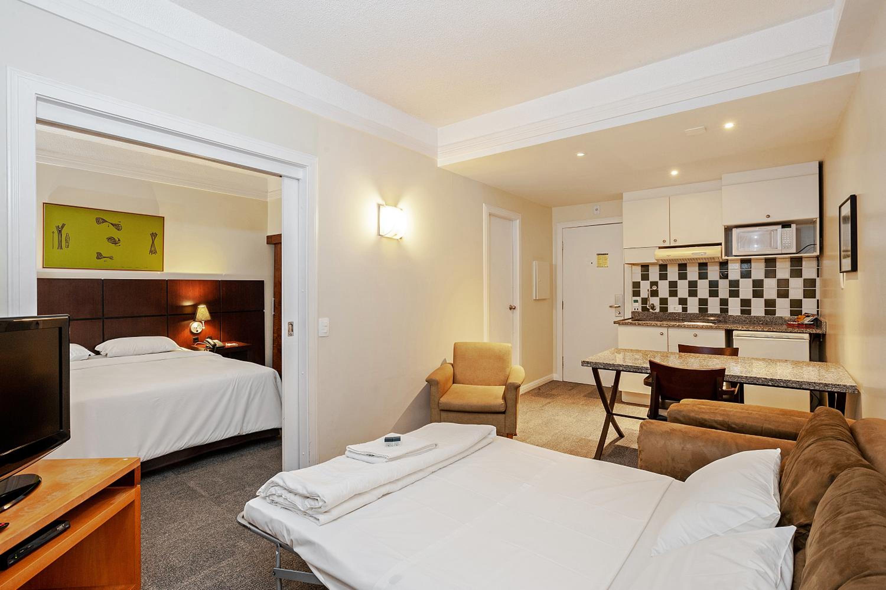 Double Suite with Sofa Bed، Slaviero Hotel Curitiba Shopping 2/5