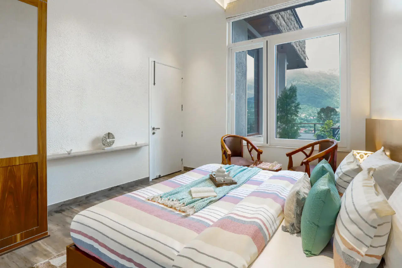 Room at ELIVAAS 4 BHK with Balcony & Terrace Antarmann Casa Nova, NAINITAL