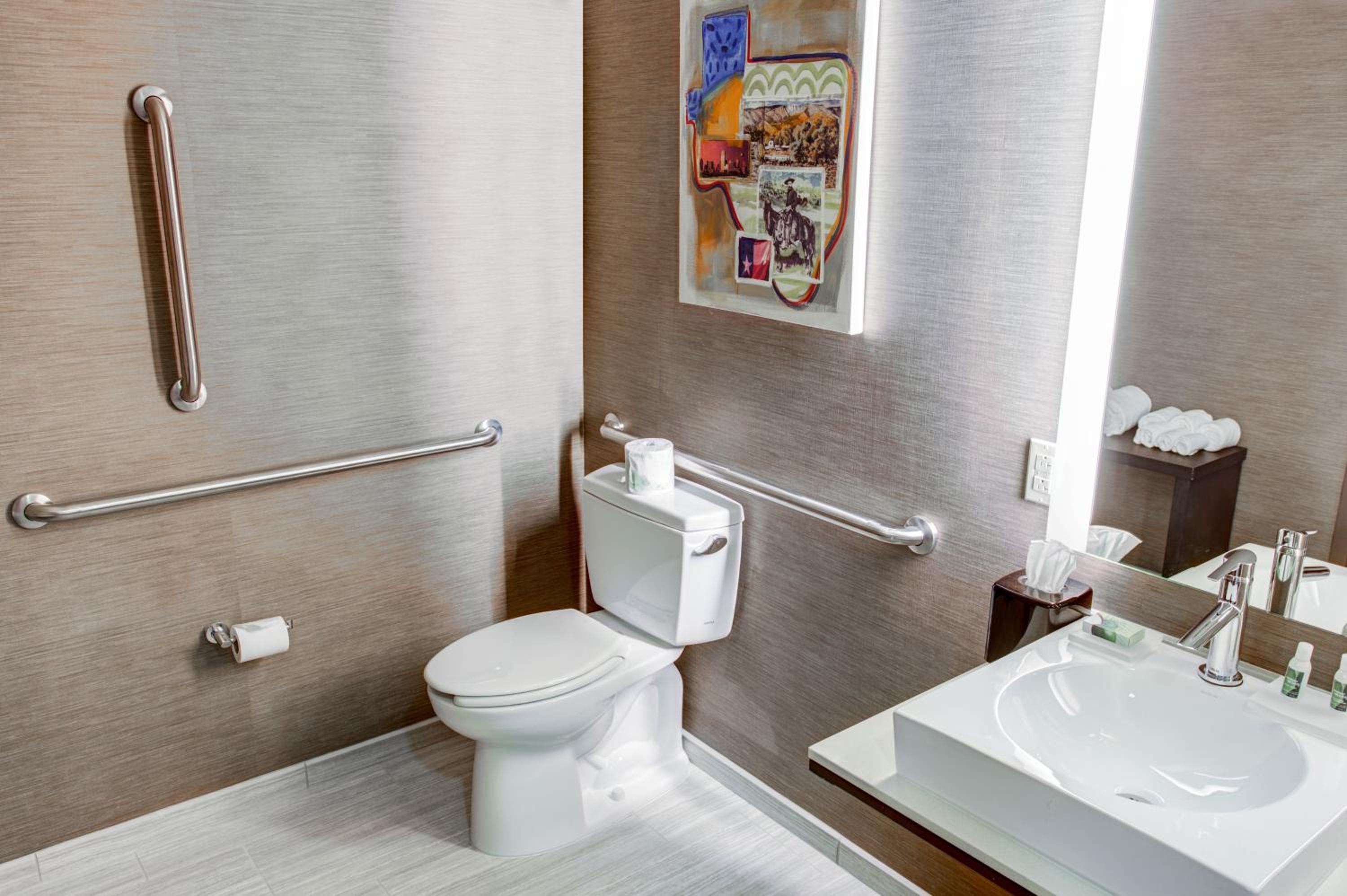 جناح بسرير كينج بحوض استحمام لذوي الإعاقة، Cambria Hotels Plano Frisco 5/10