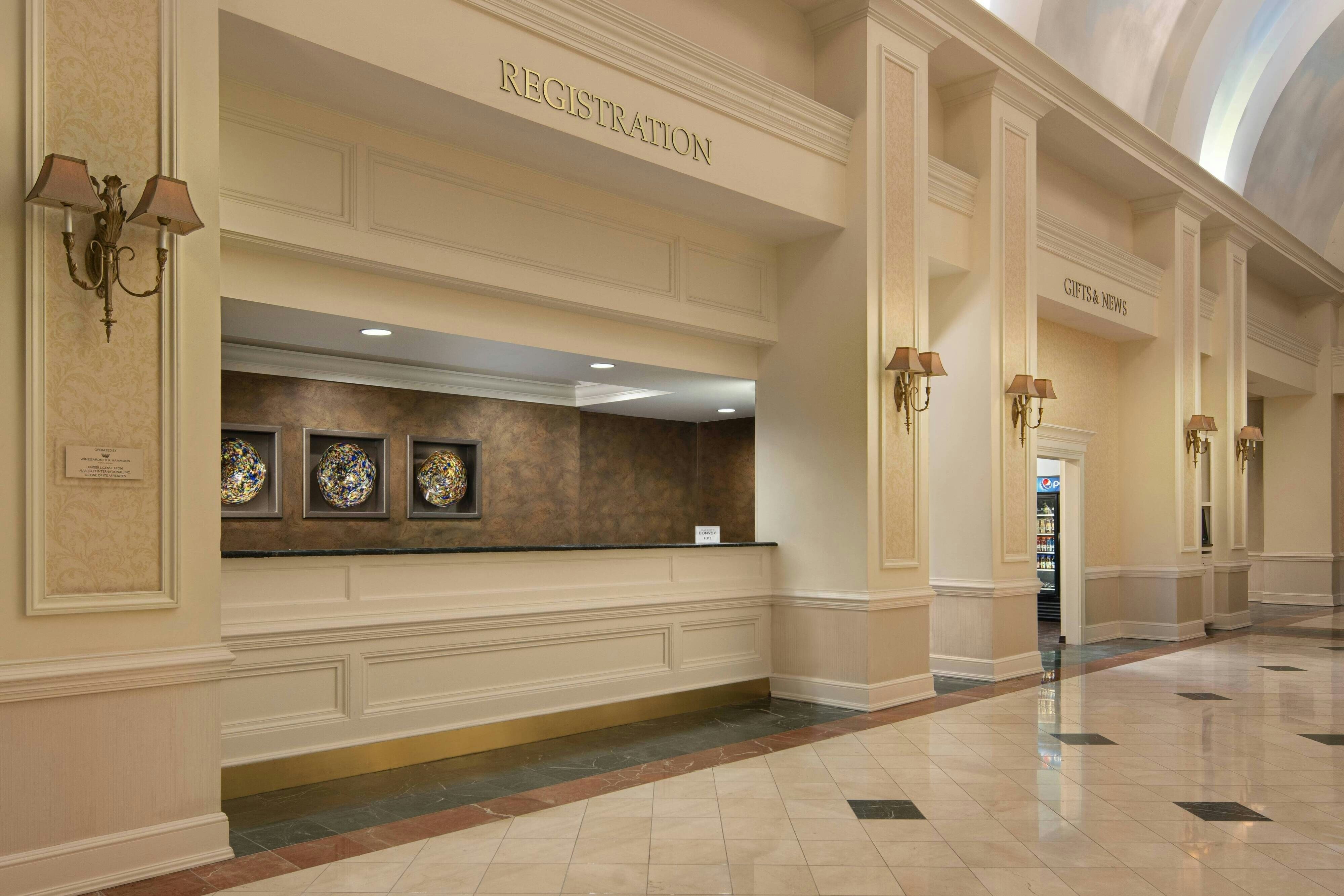 Lobby at Spartanburg Marriott, SPARTANBURG - SC