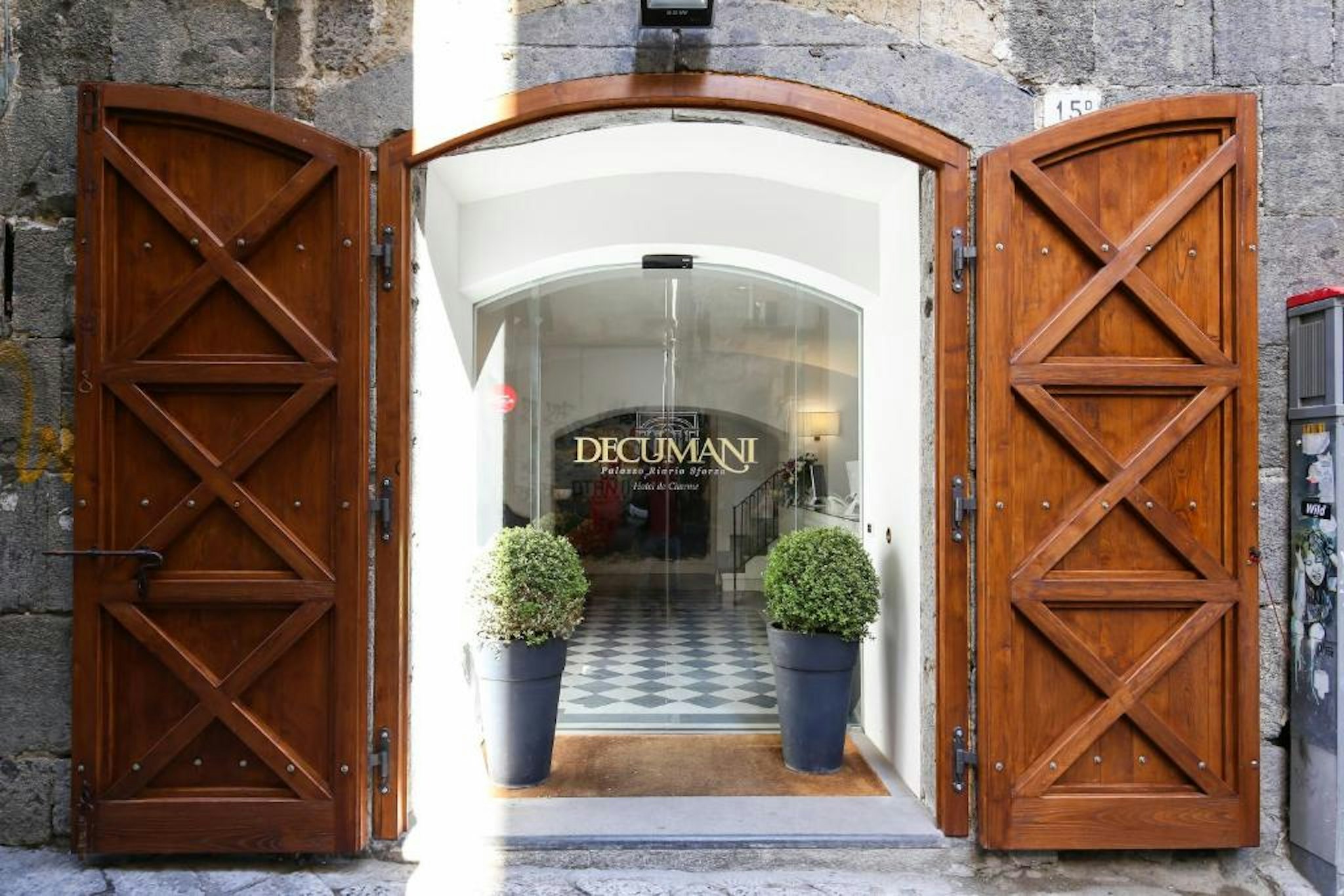 Lobby at Decumani Hotel De Charme, NAPLES