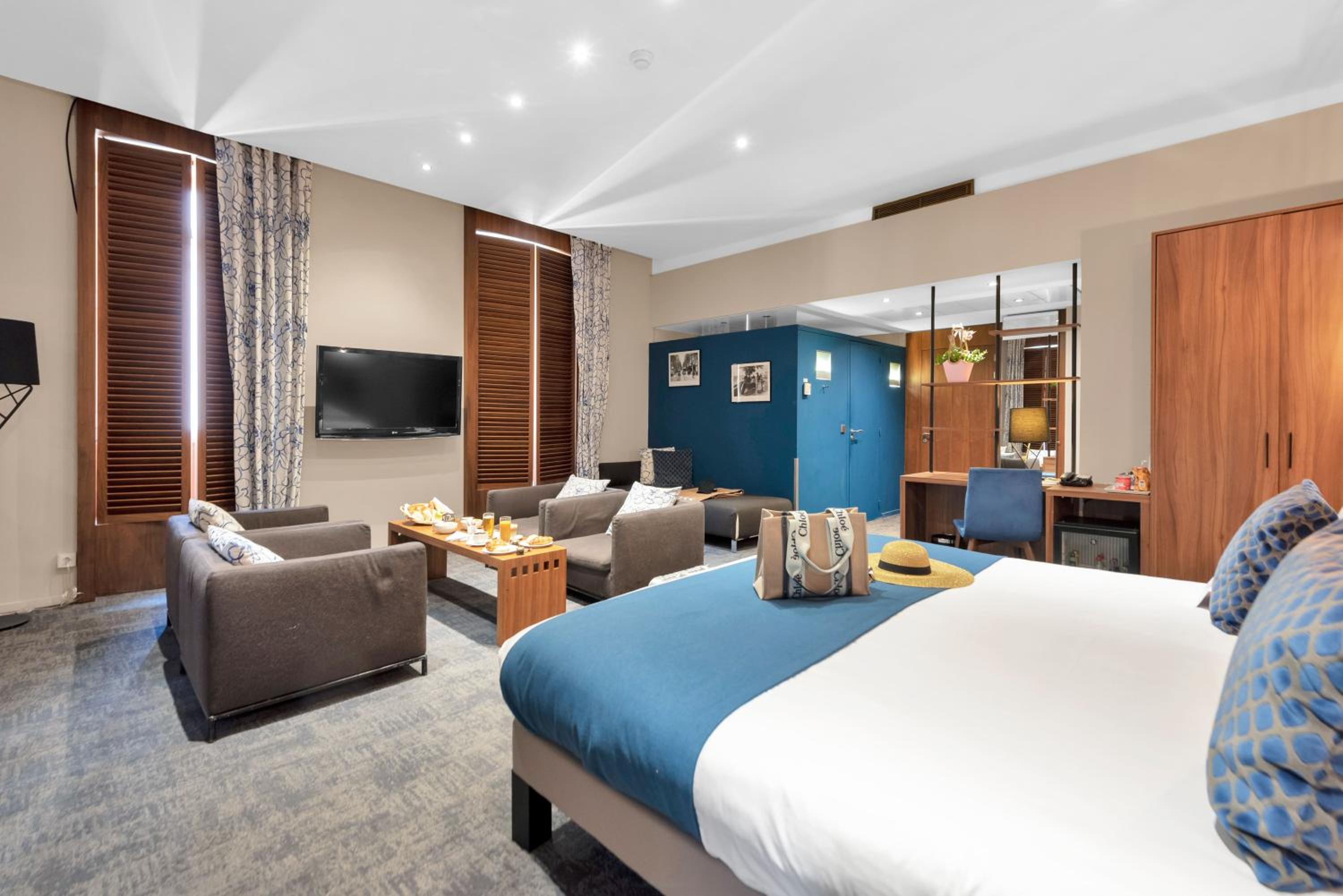 جناح جونيور بسرير كينج بشرفة، Hotel Beau Rivage 3/6