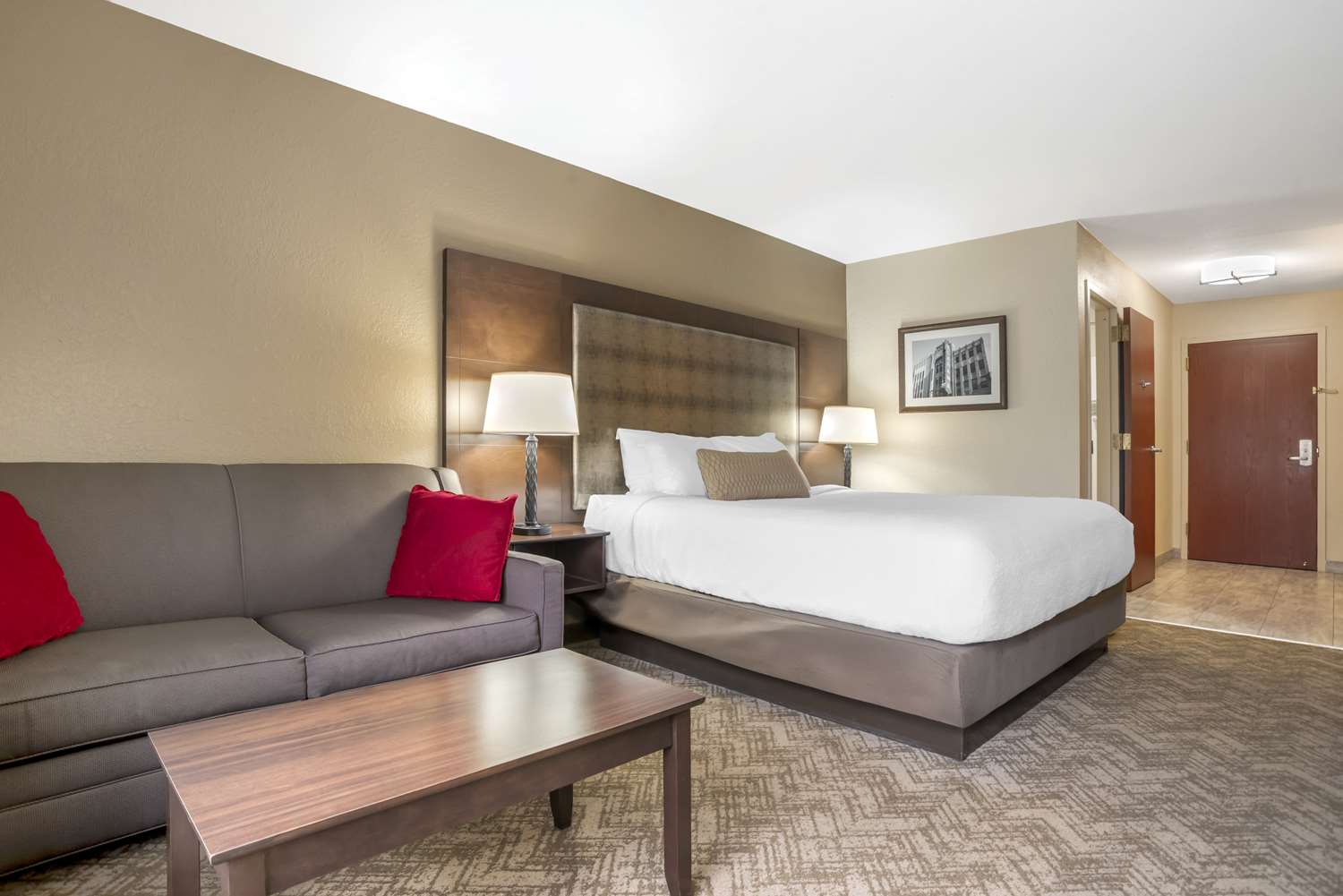 Mini, Suite, King Bed, Sofa
