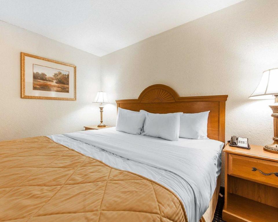 غرفة بسرير كينج مع أريكة، Clarion Inn Cleveland near University 2/10