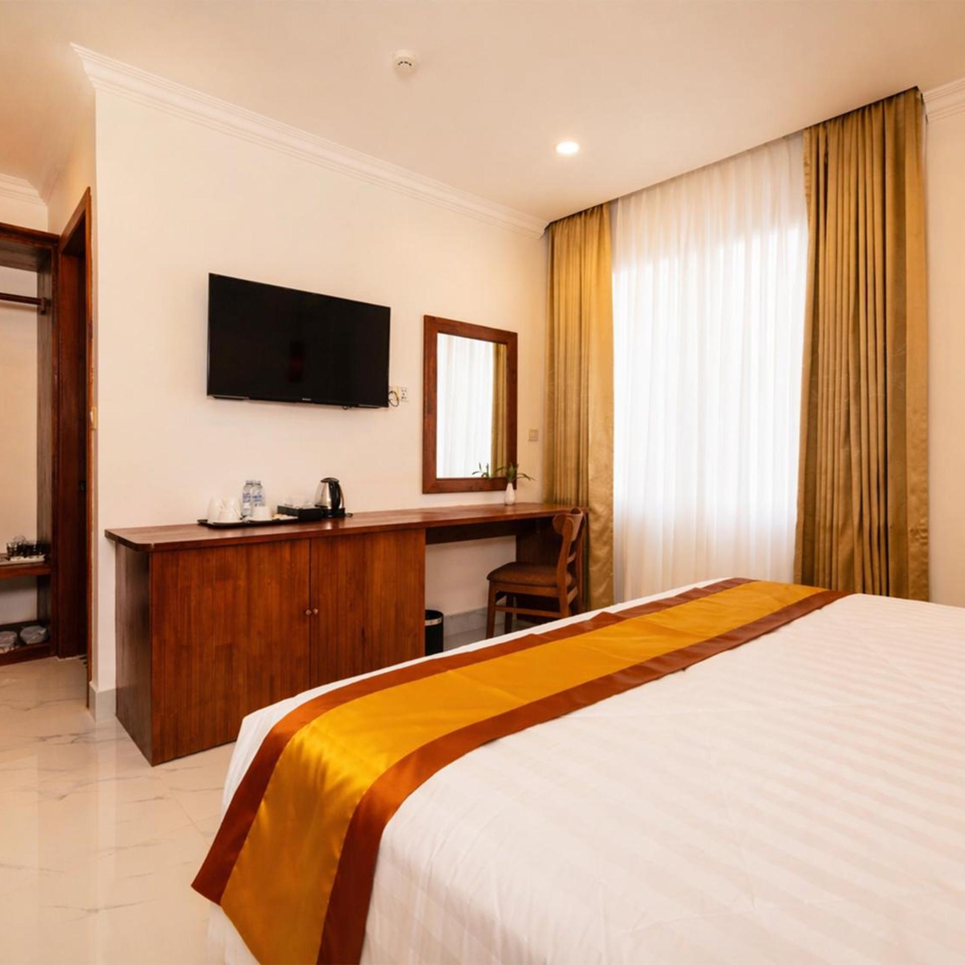 غرفة سوبيريور بسرير مزدوج بإطلالة على المسبح، Le Kree Downtown Hotel 7/10