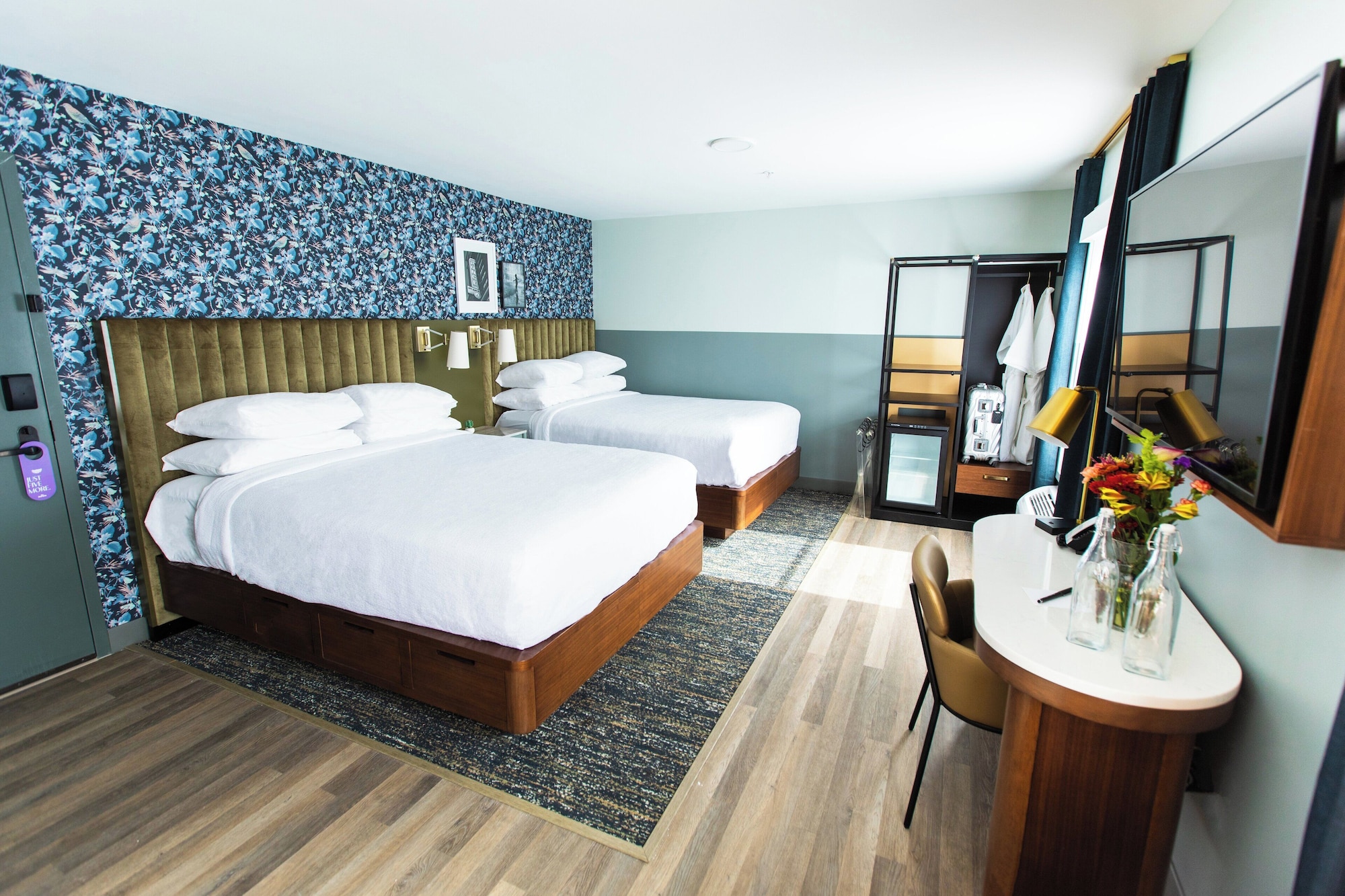 جناح عائلي بسرير بطابقين وسريرين كوين، The Darwin Hotel 3/8