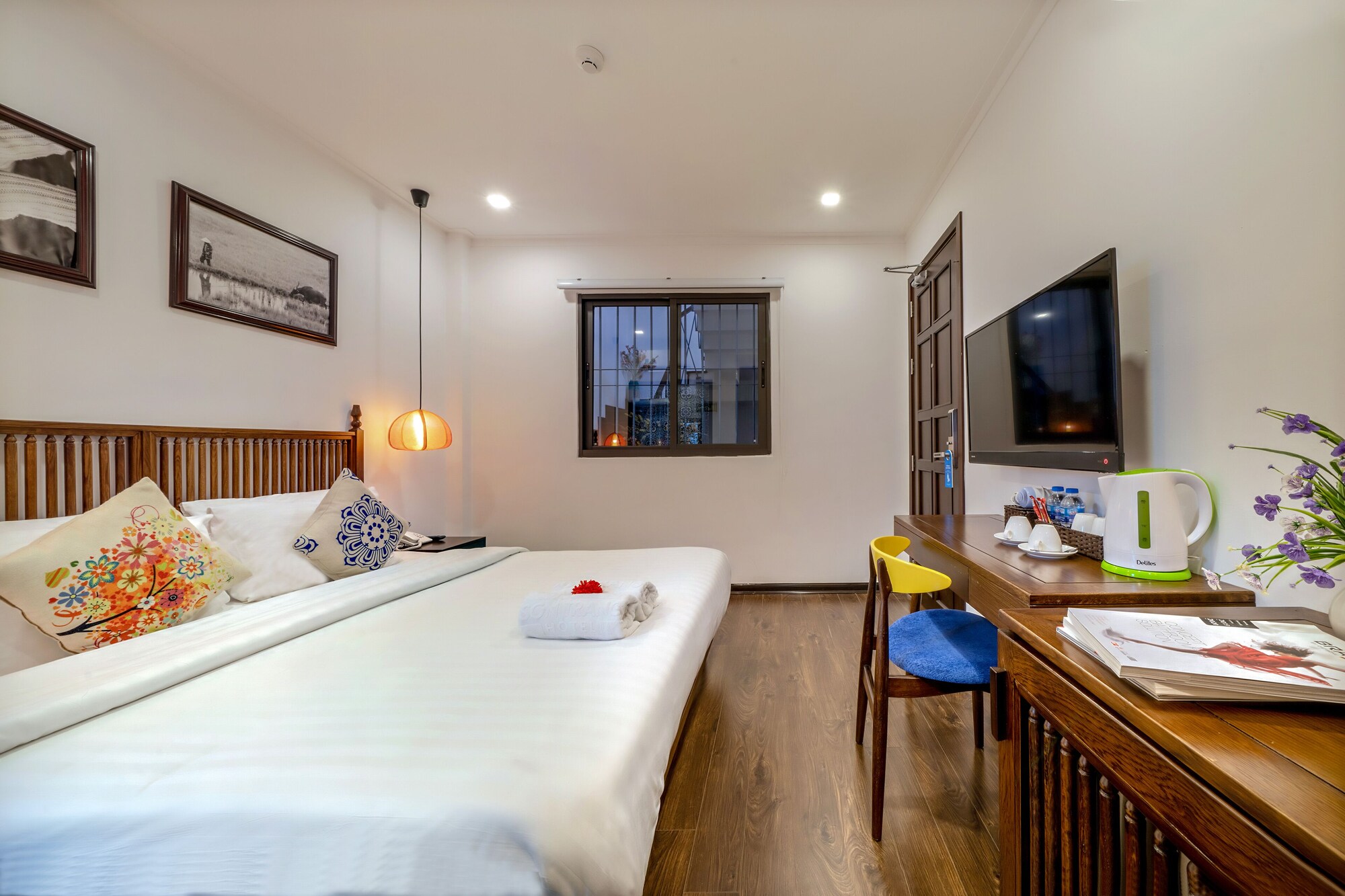 غرفة ديلوكس بسرير كوين، Son Trang Hotel Hoi An 3/9