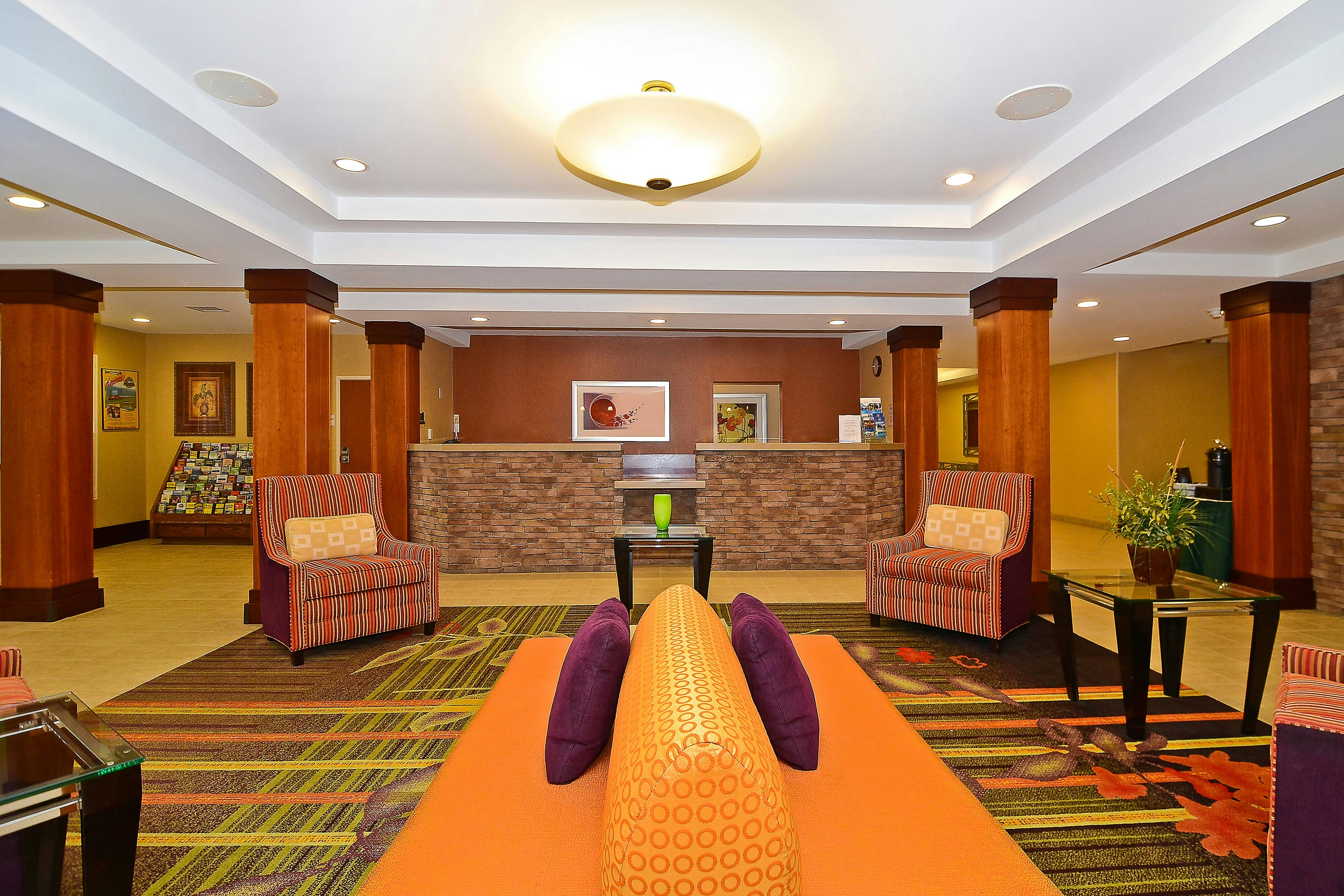 Lobby at Fairfield Inn Suites Cherokee, CHEROKEE - NC