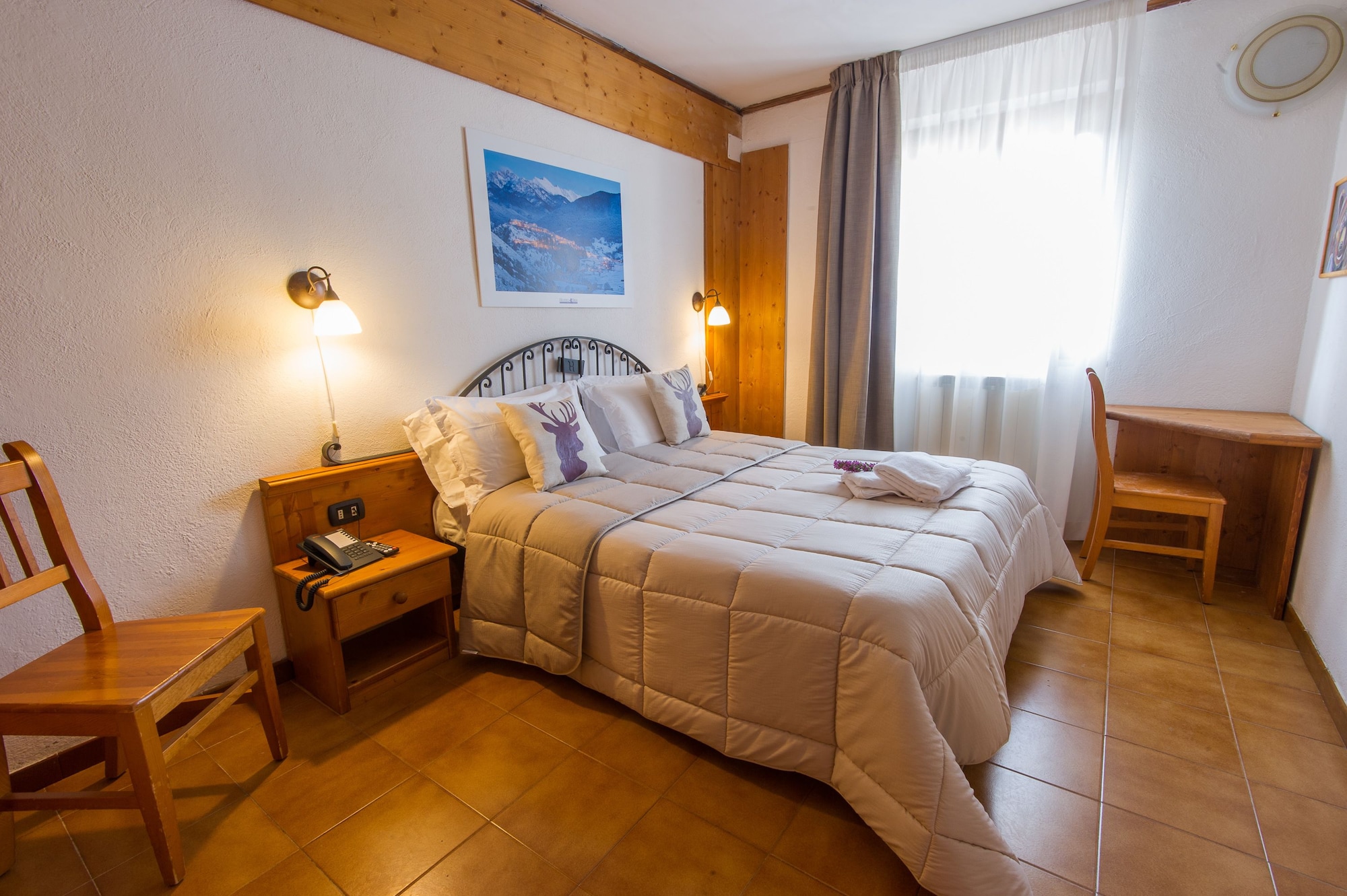 غرفة بسريرين منفصلين، Hotel Iris 3/7