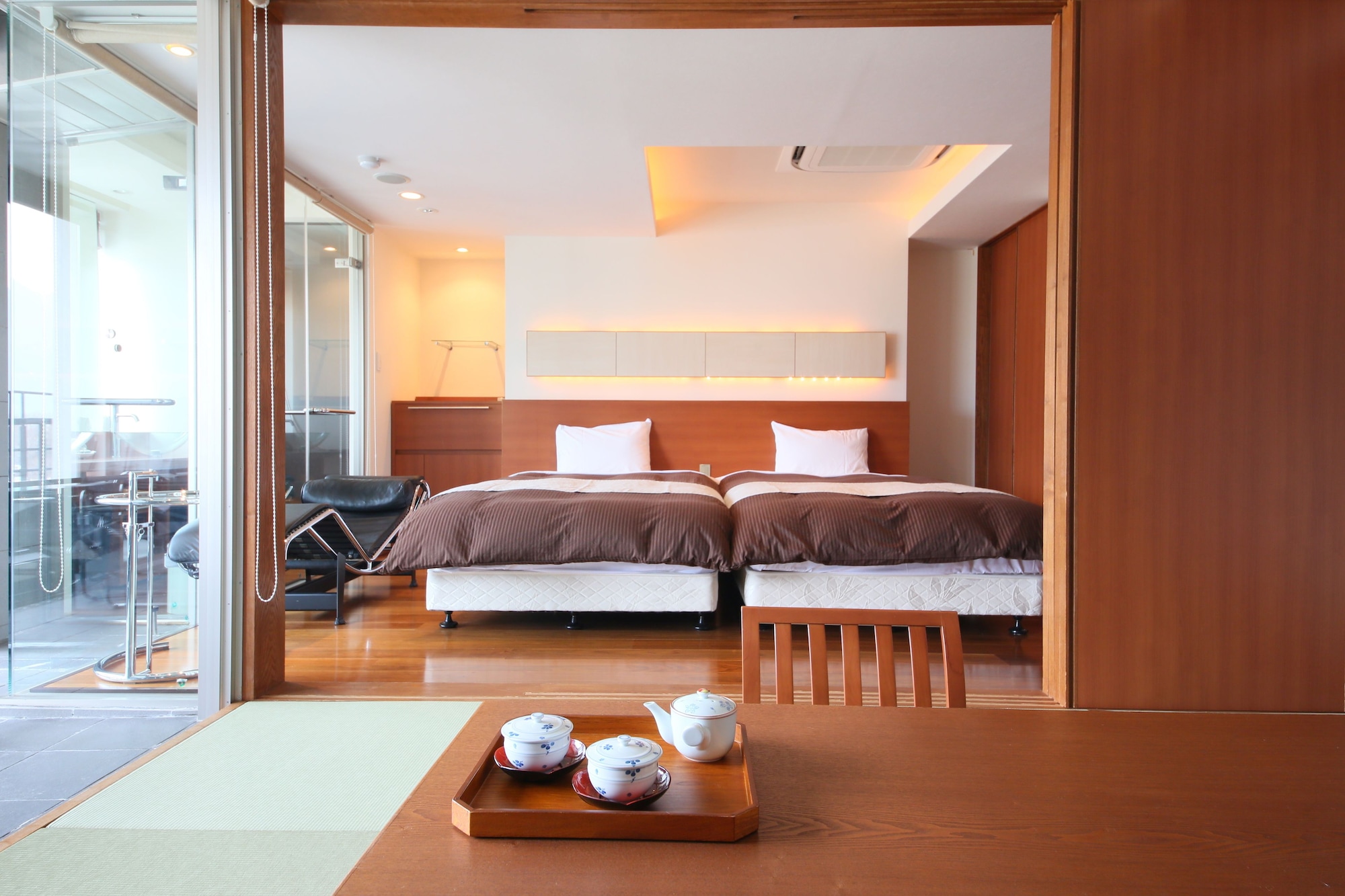 Suite, Twin Beds, Lake View, Outdoor Bath, Tatami