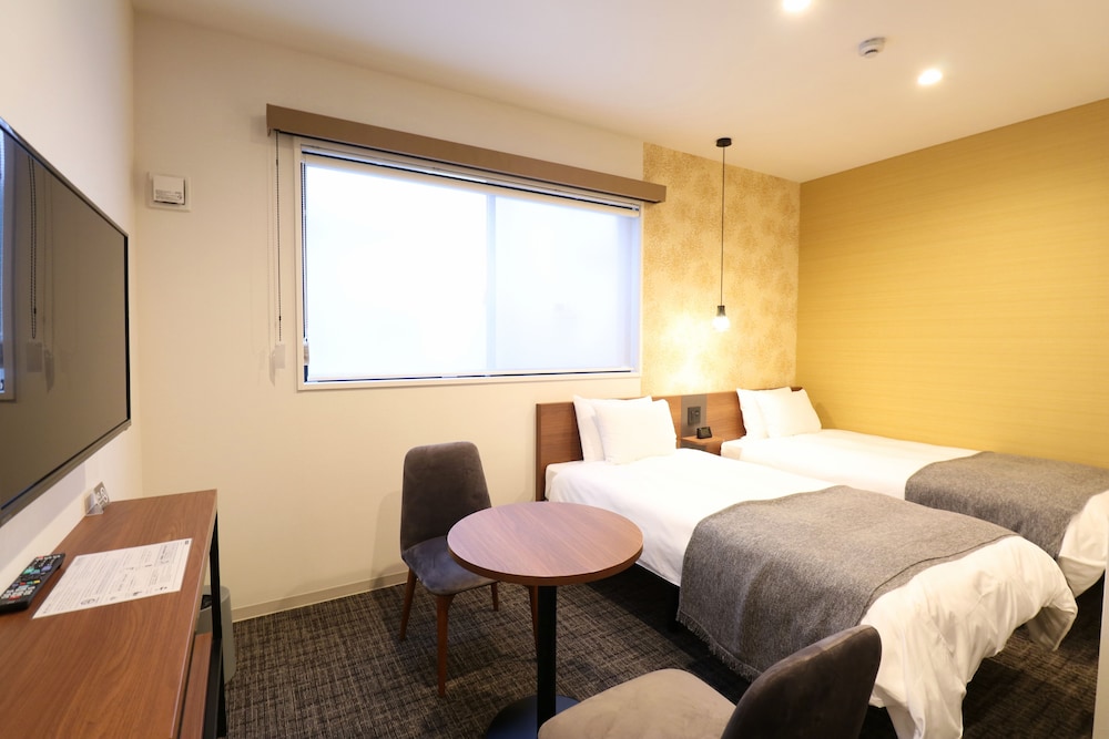 غرفة بسريرين منفصلين، M's Hotel Nijojo Oike 2/7