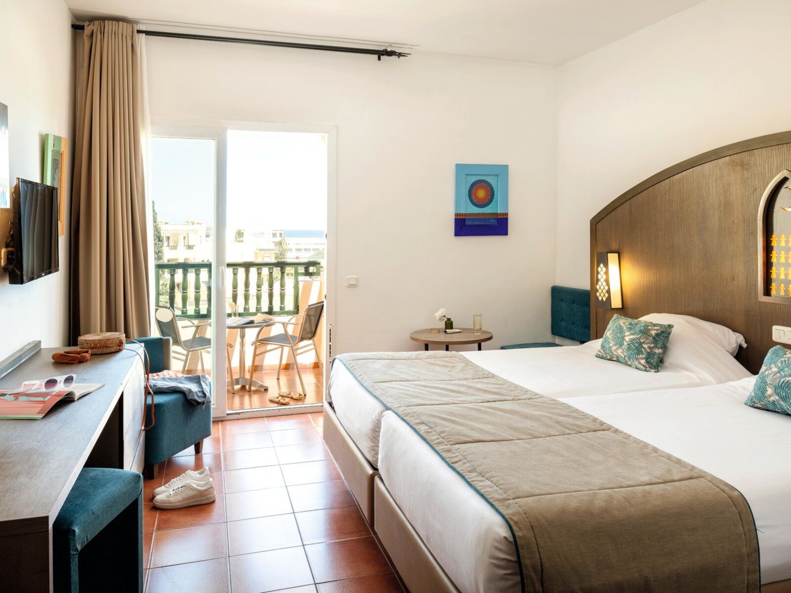 Room, Double Bed, Garden View