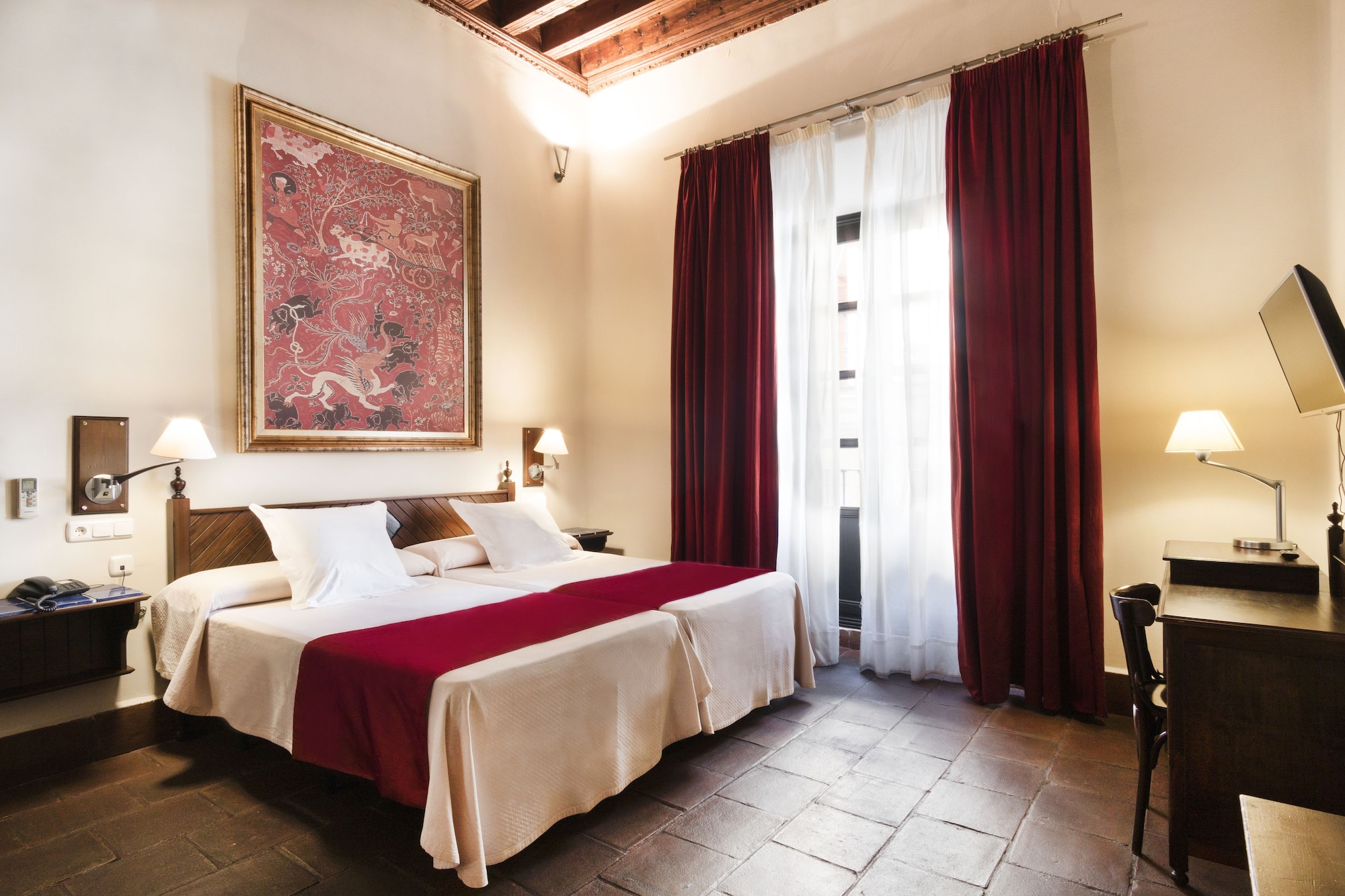 غرفة قياسية بسرير مزدوج أو سريرين منفصلين، CASA PALACIO PILAR DEL TORO 4/9