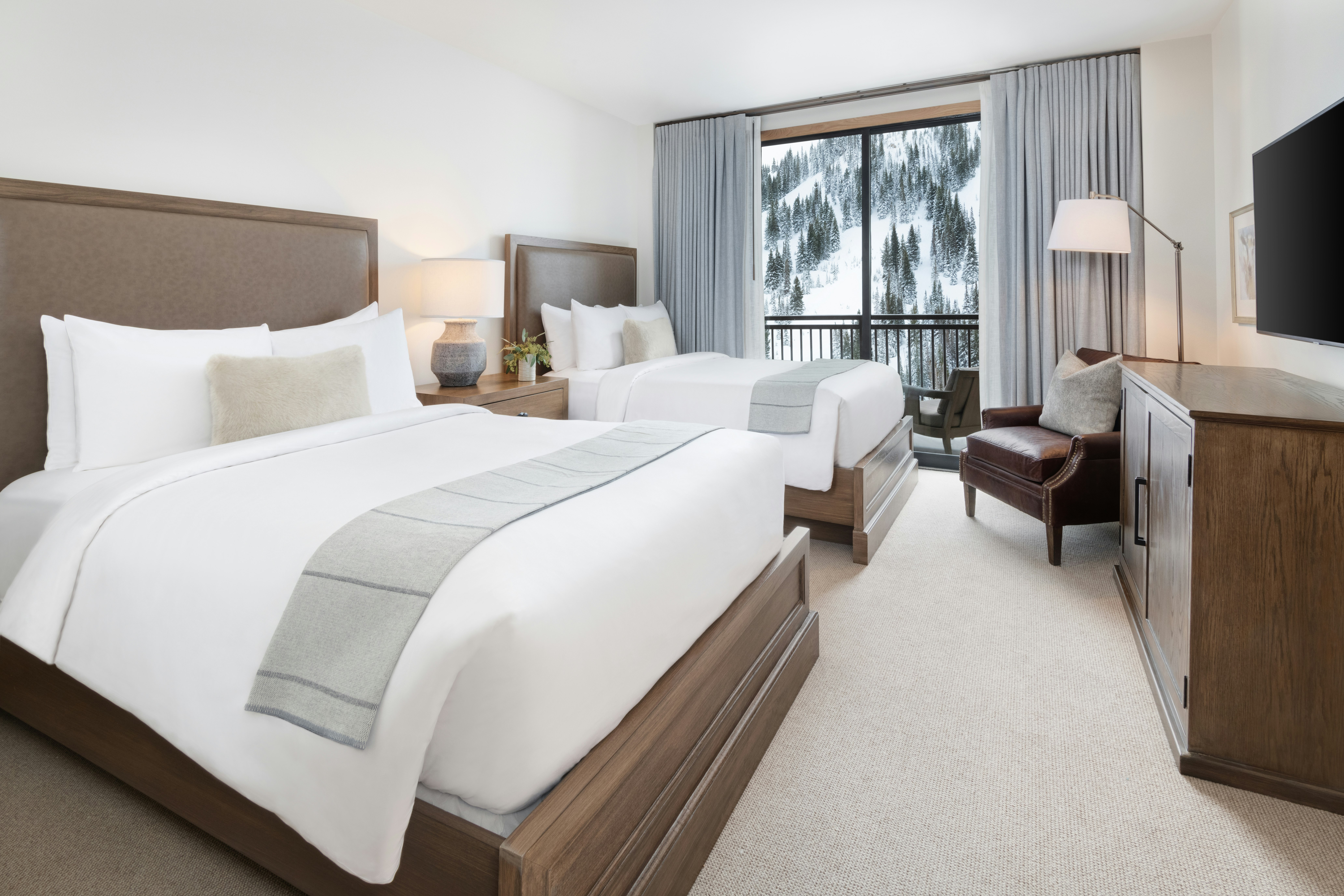 Slope, Double Bed, Balcony