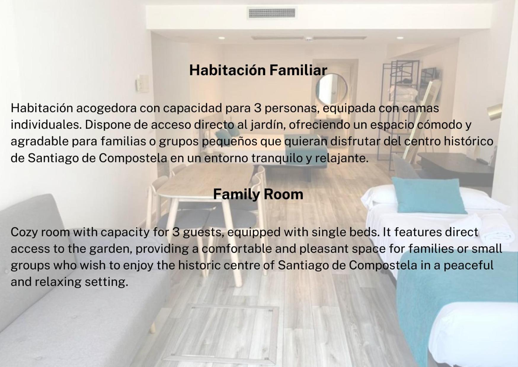 غرفة عائلية بثلاثة أسرّة، Pombal Rooms Santiago 7/7