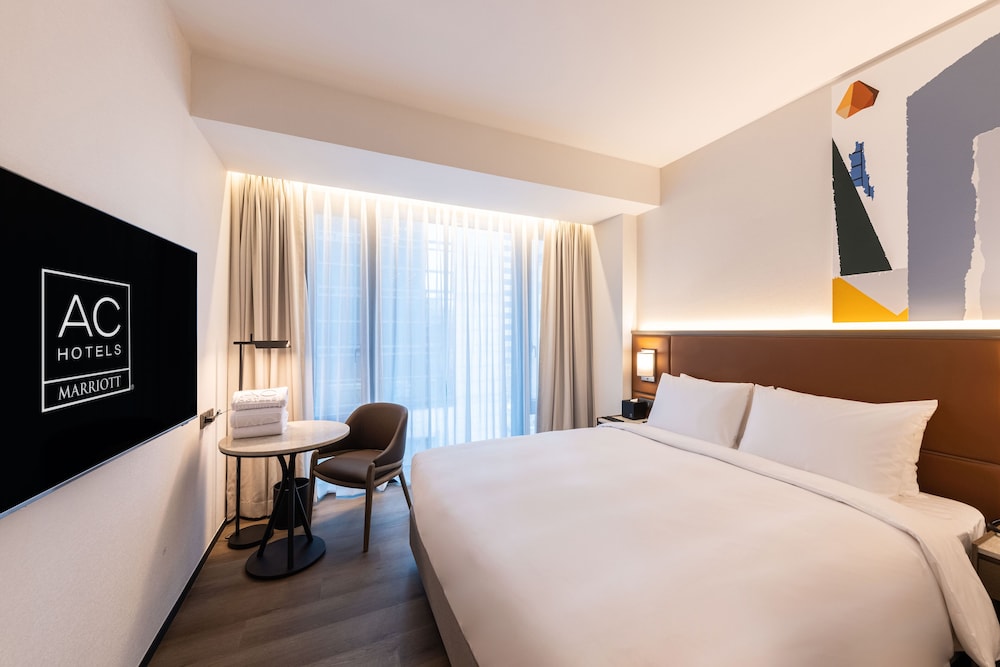 غرفة كومفورت بسرير كوين، AC Hotel by Marriott Seoul Gangnam 4/7