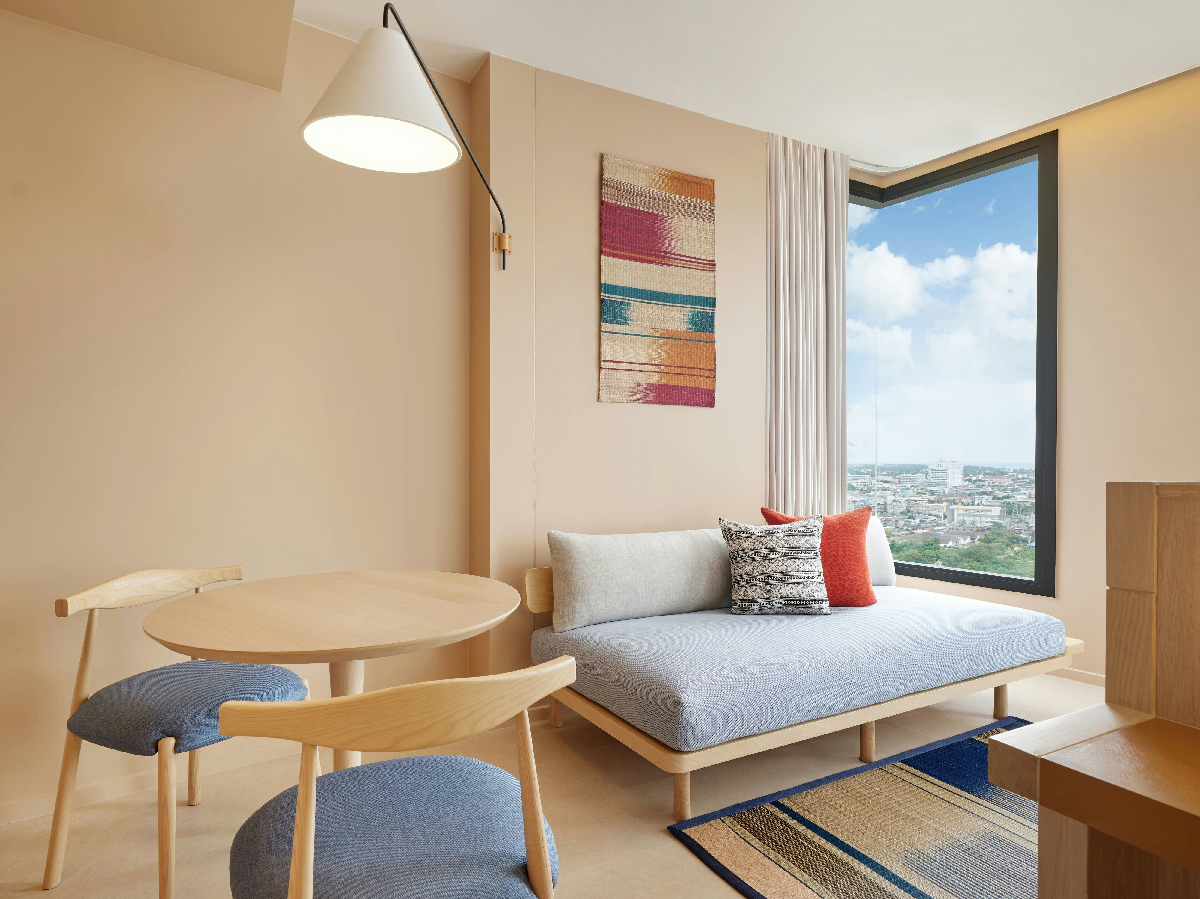 غرفة ركنية بسريرين منفصلين، Hilton Garden Inn Rayong 3/3