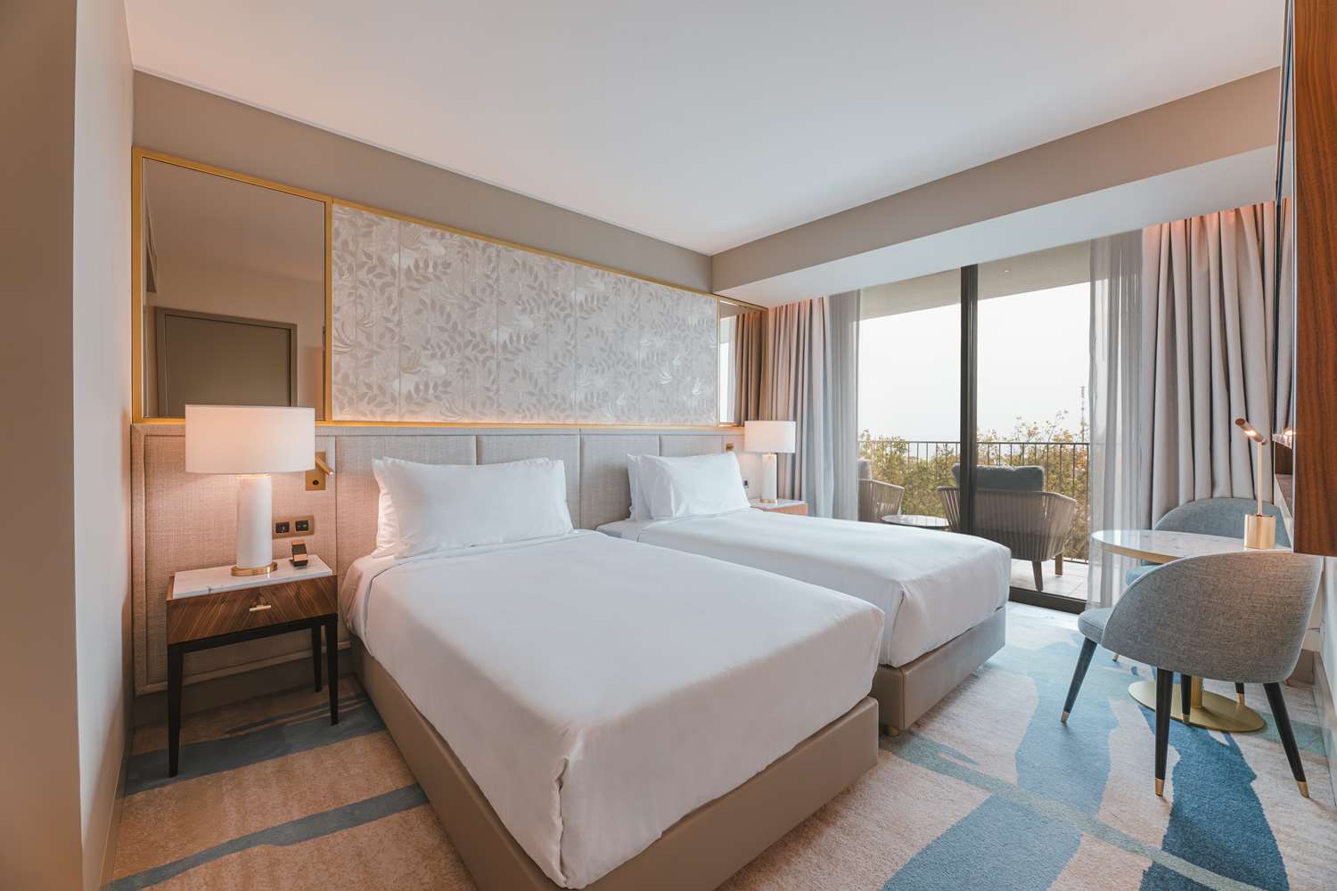 Twin Beds, Ocean View, Balcony