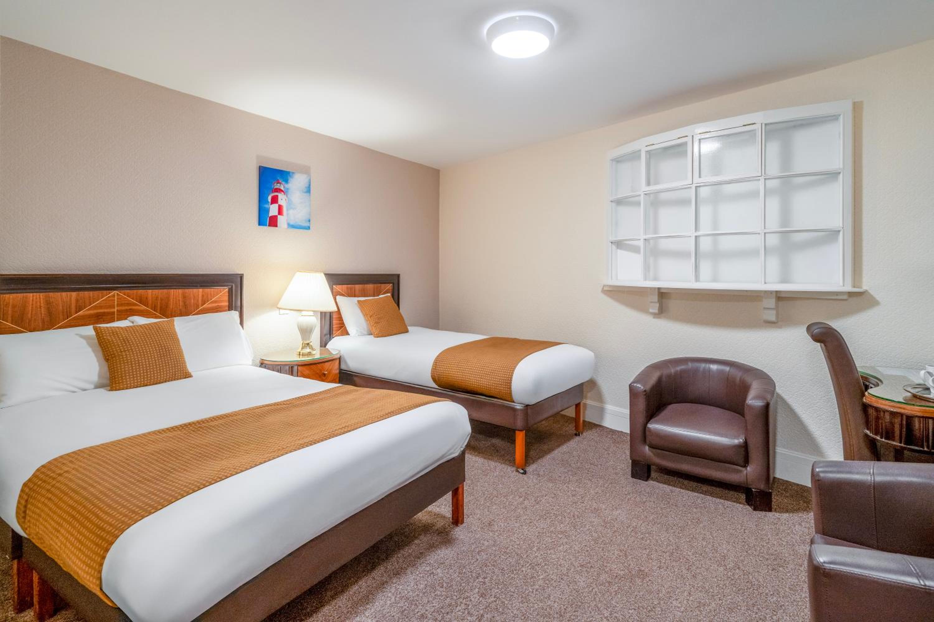 Family, 1 Double and 1 Single Bed