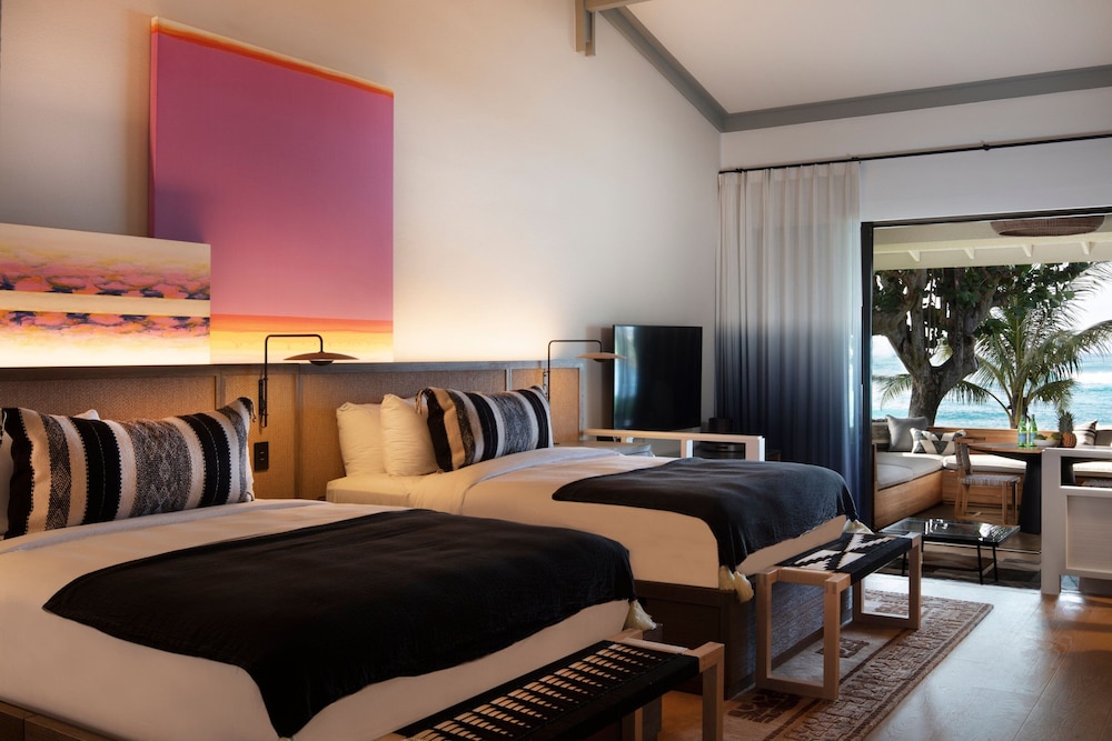 Bungalow, 2 Queen Beds, Ocean Front, Patio، The Ritz-Carlton O ahu, Turtle Bay 3/7