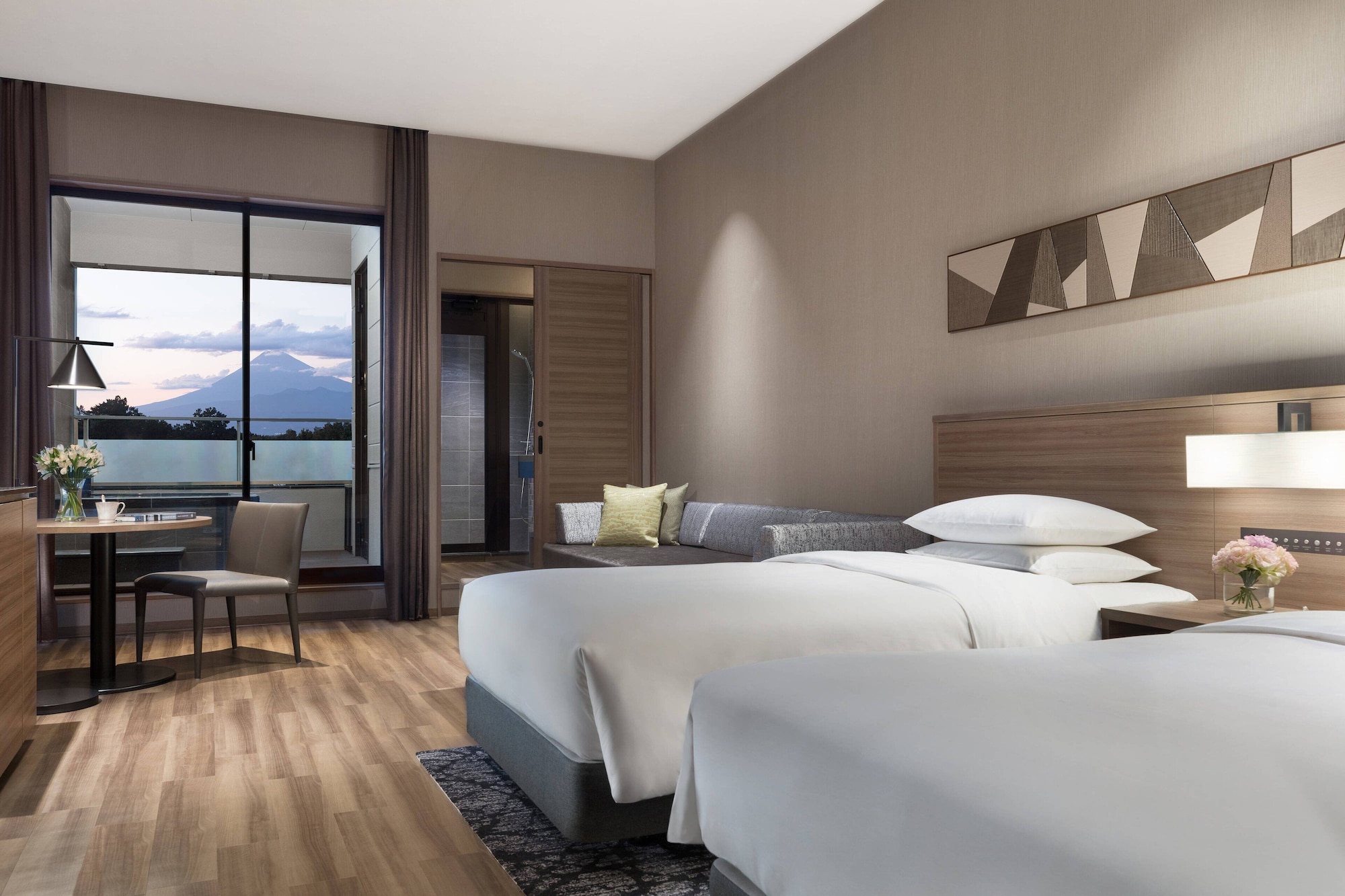 Room, Twin Beds, Outdoor Spring Bath, Mountain View, Hot Spring Bath
