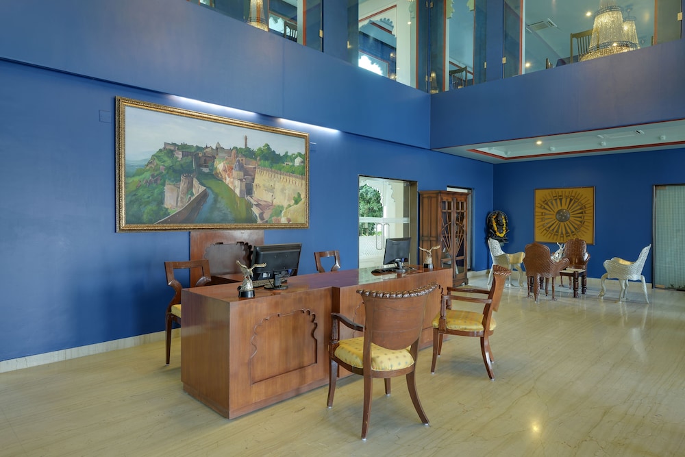 Lobby at juSTa Lake Nahargarh Palace, Begun