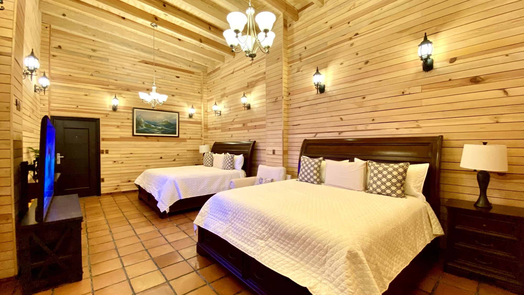 Suite, 2 King Beds, Garden and Pool View