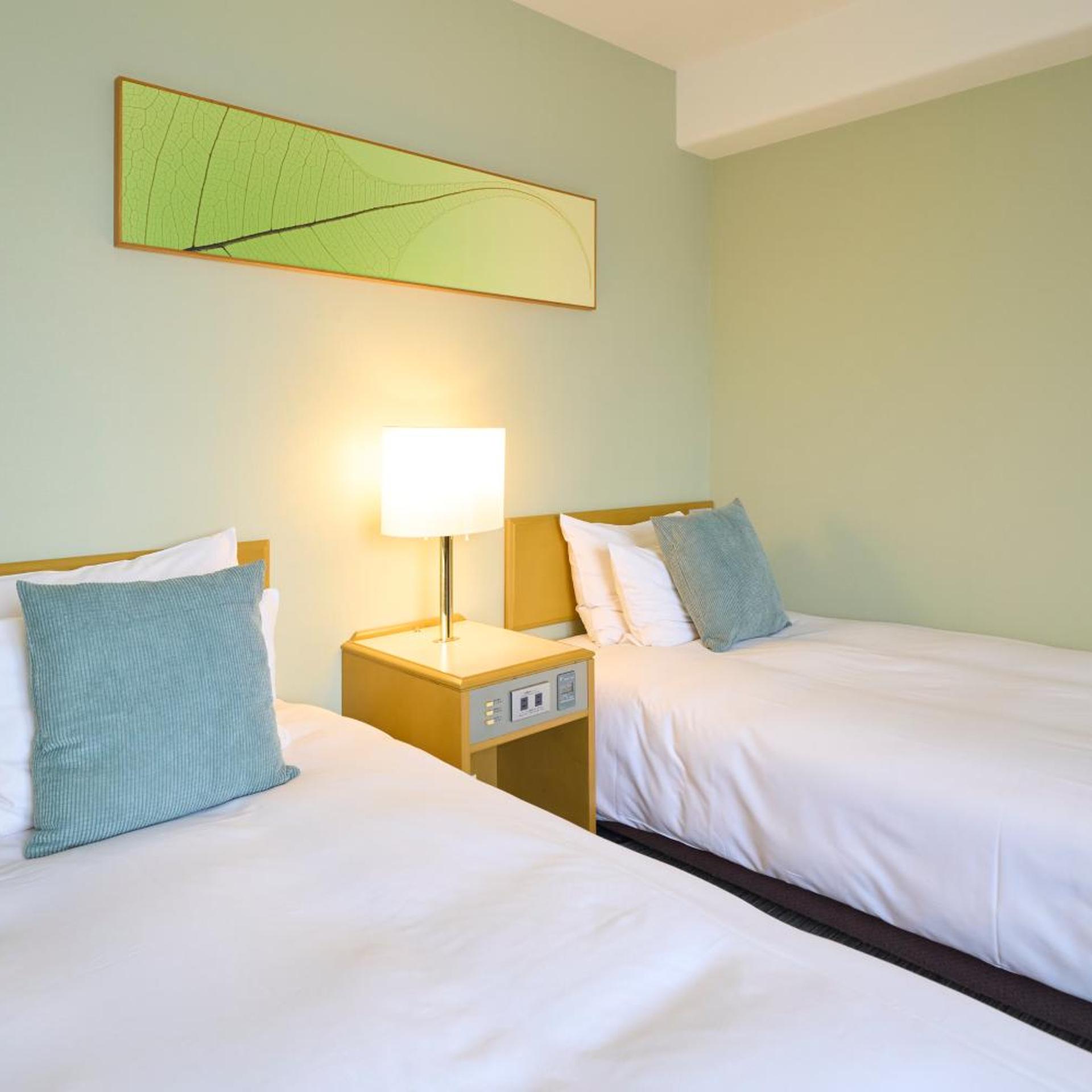 غرفة بسريرين منفصلين للمدخنين، Hotel Resol Machida 7/8