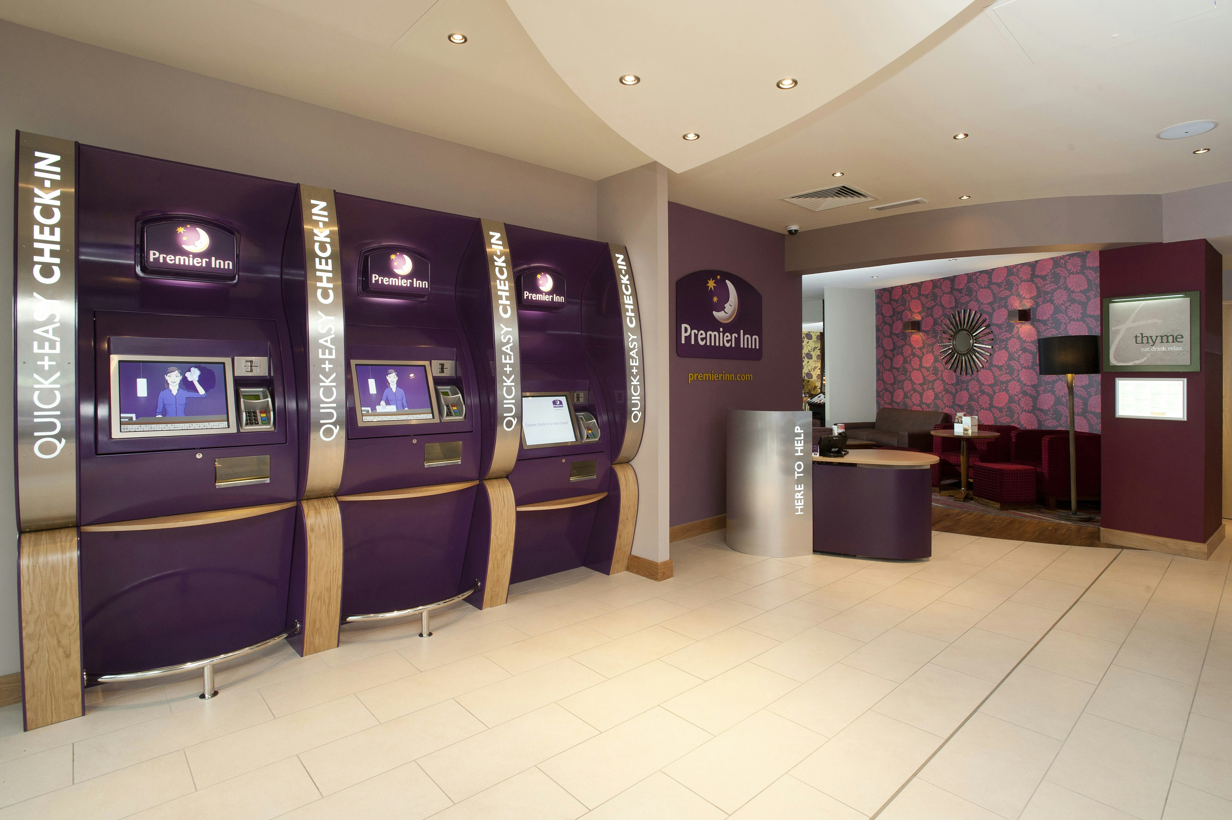 Lobby at Premier Inn Belfast Titanic Quarter, BELFAST
