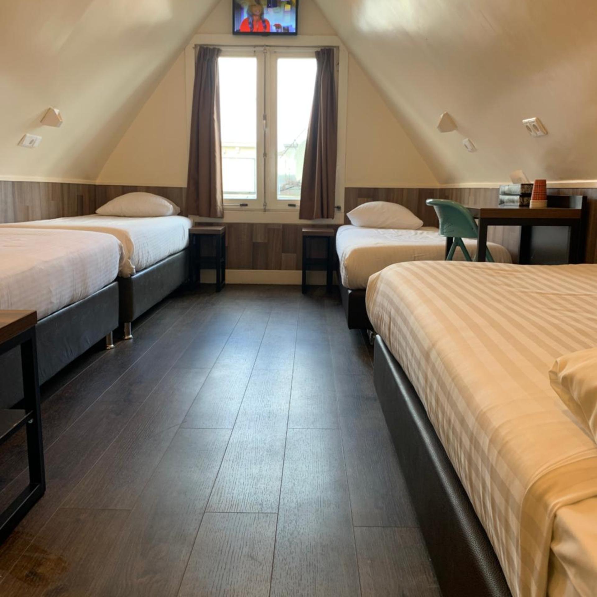 Basic, Quadruple, Private Bathroom, Attic