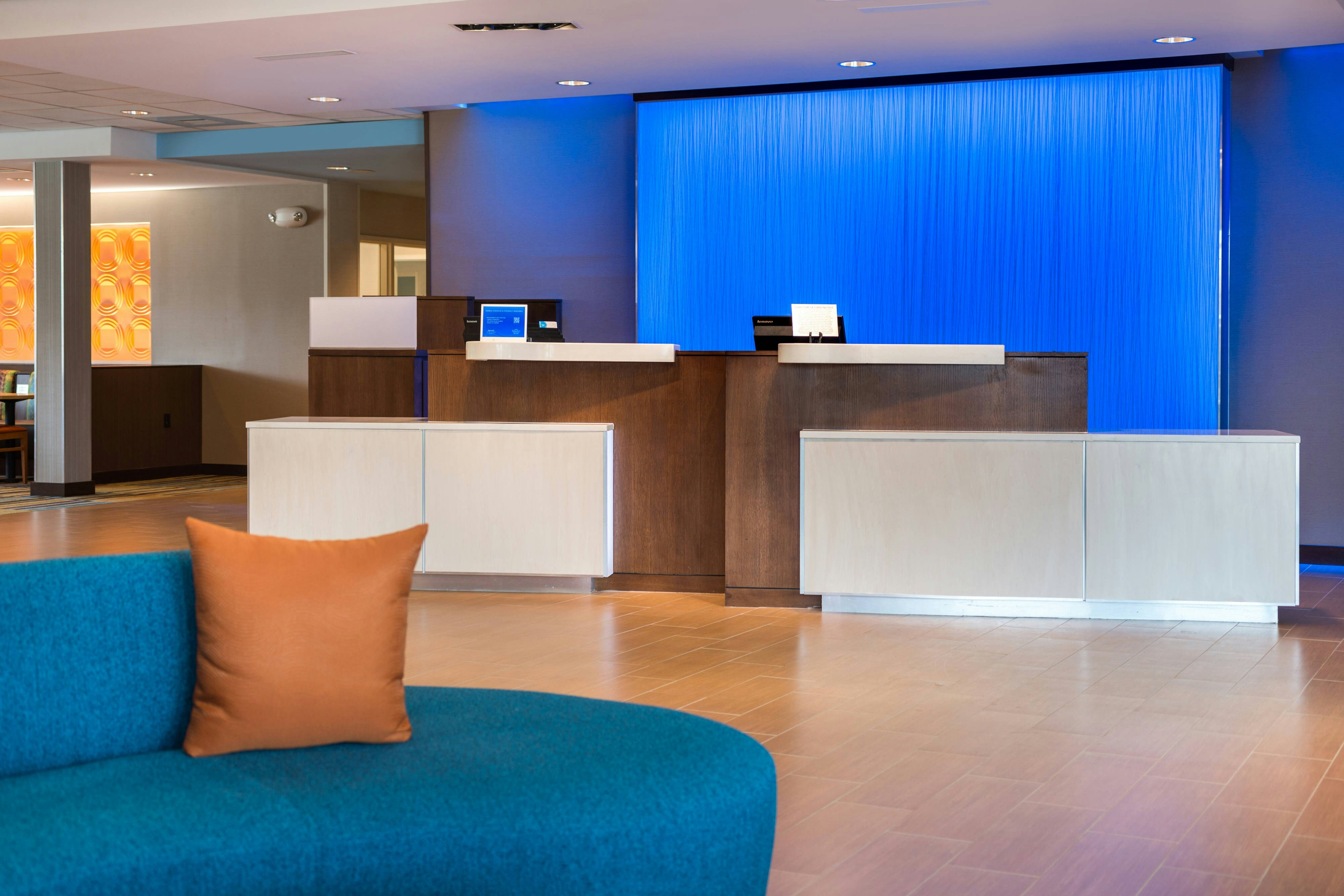 Lobby at Fairfield Inn Suites By Marriott Orlando East Ucf Area, ORLANDO - FL