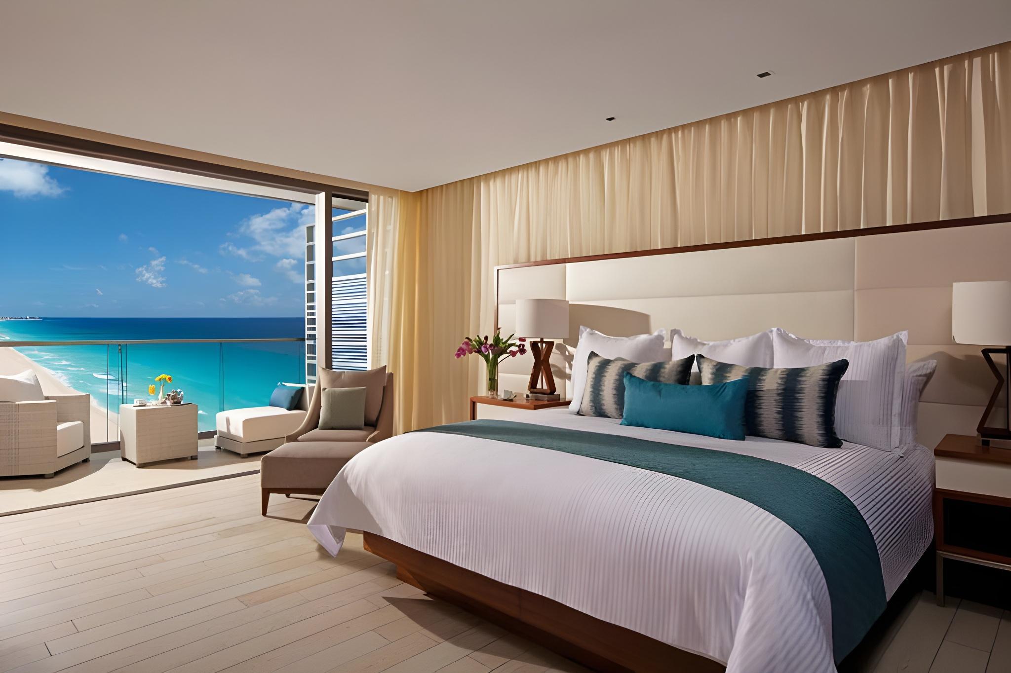 PREFERRED CLUB, JUNIOR SUITE, KING BED, OCEAN VIEW
