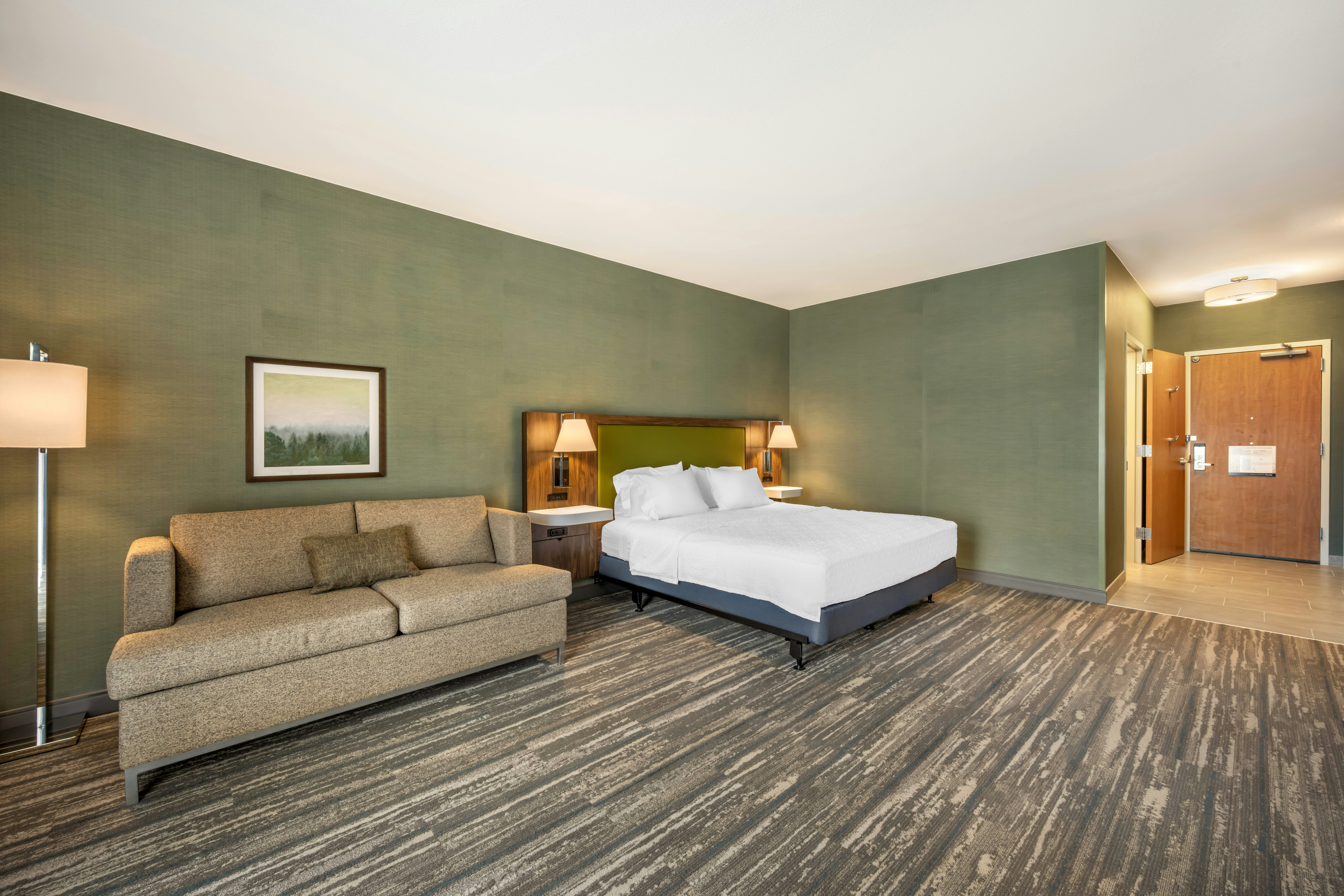 استوديو بسرير كينج، Hampton Inn and Suites Coeur D Alene 2/3