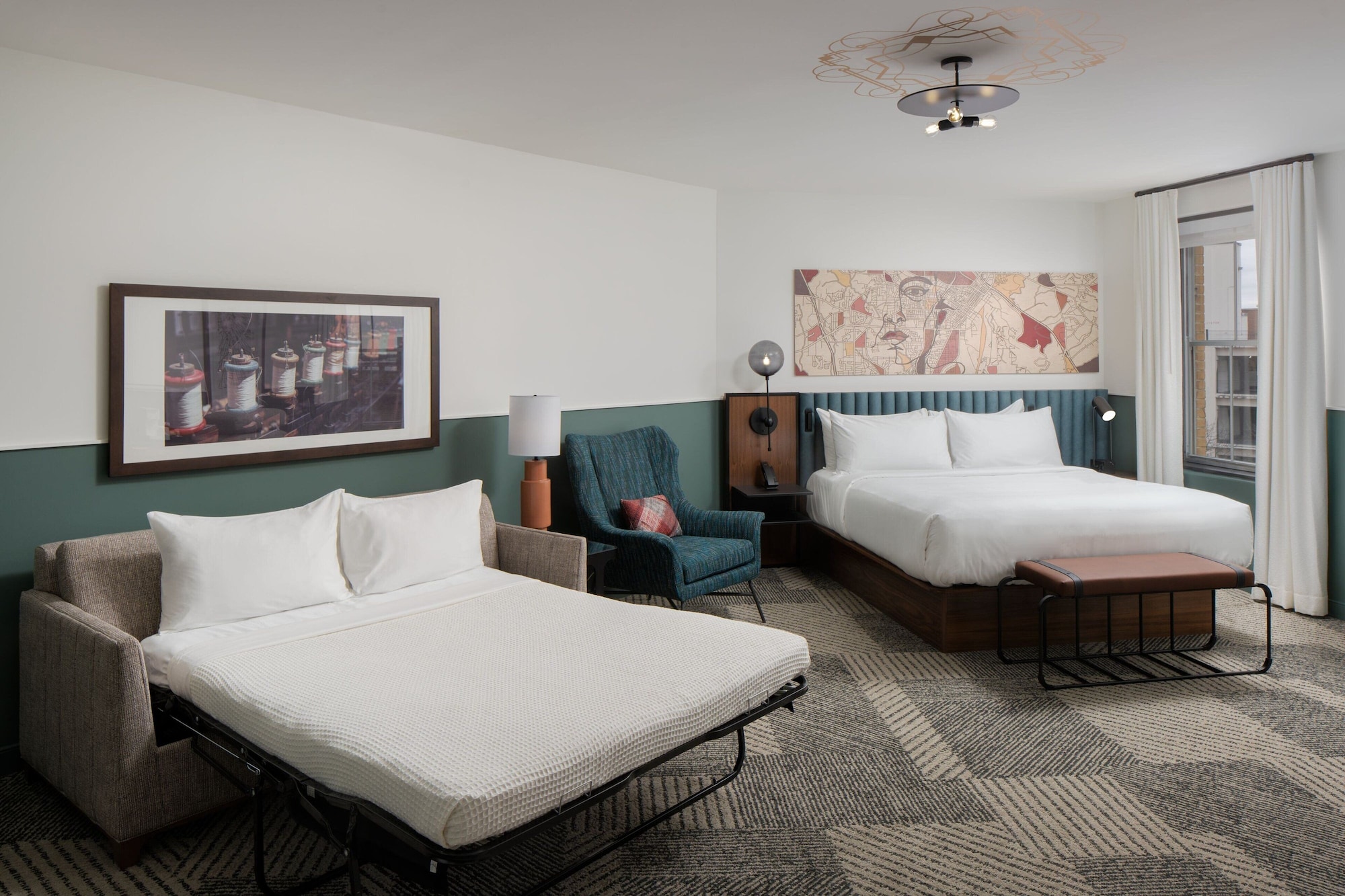 Studio, Suite, King Bed, Sofa