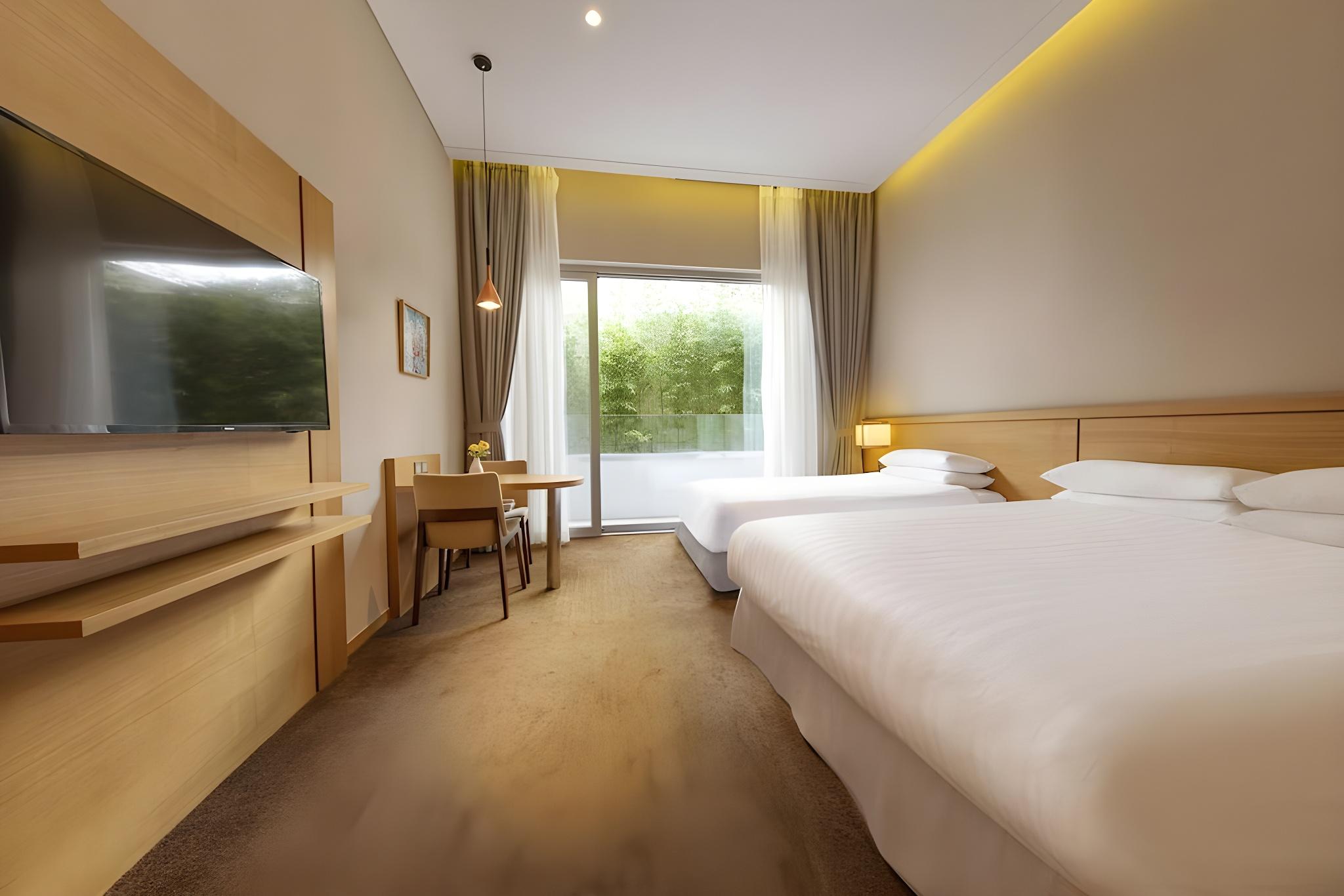 غرفة ديلوكس بسريرين مزدوجين