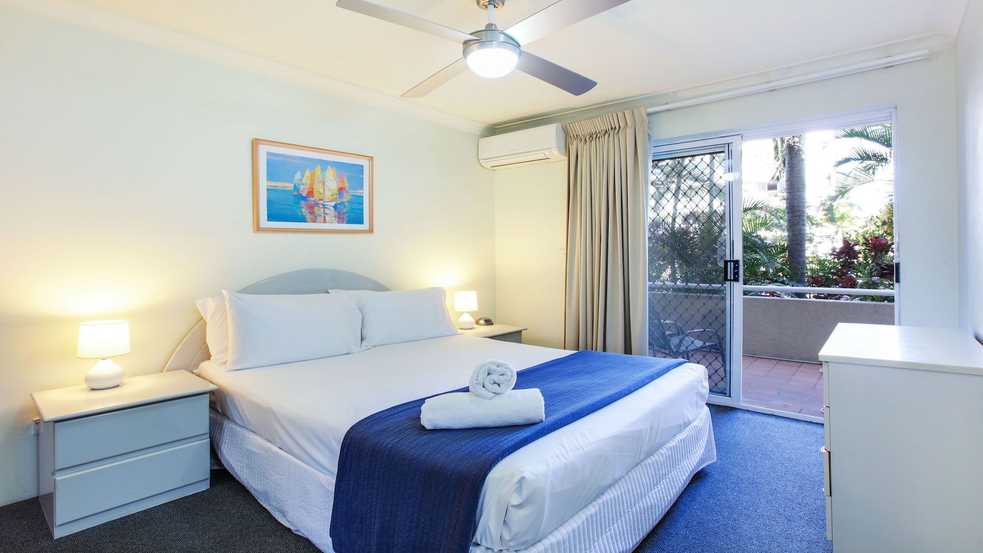 شقة بسرير كوين وسريرين منفصلين بغرفتي نوم، Mari Court Resort 3/10