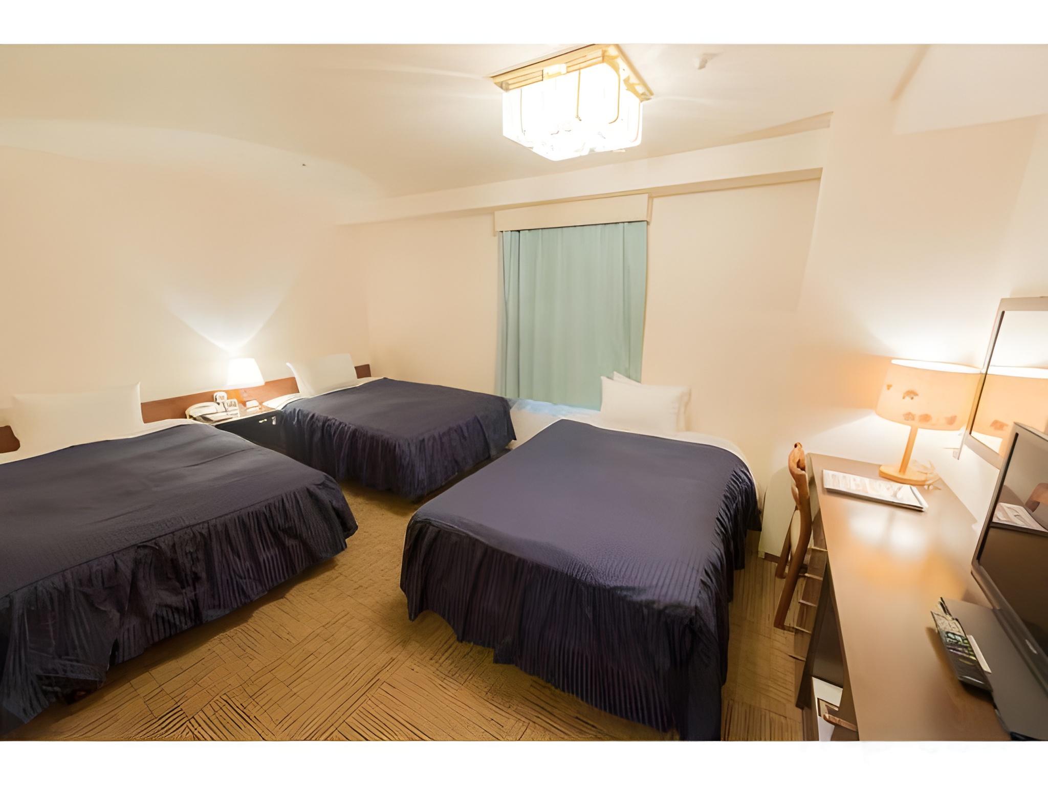 Room, Triple, Single Bed, Smoking