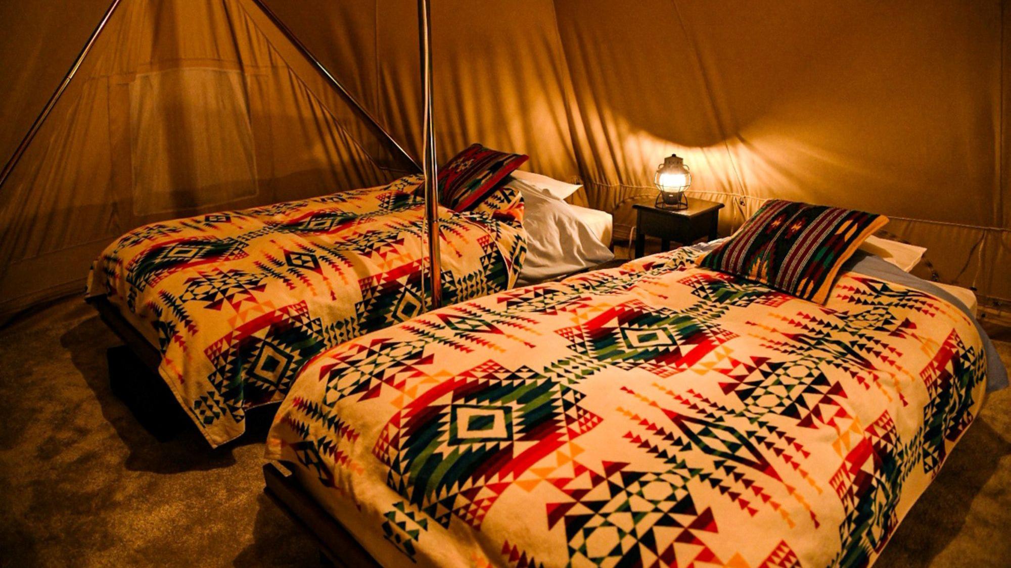 Glamping, Tent, Twin Beds, Large