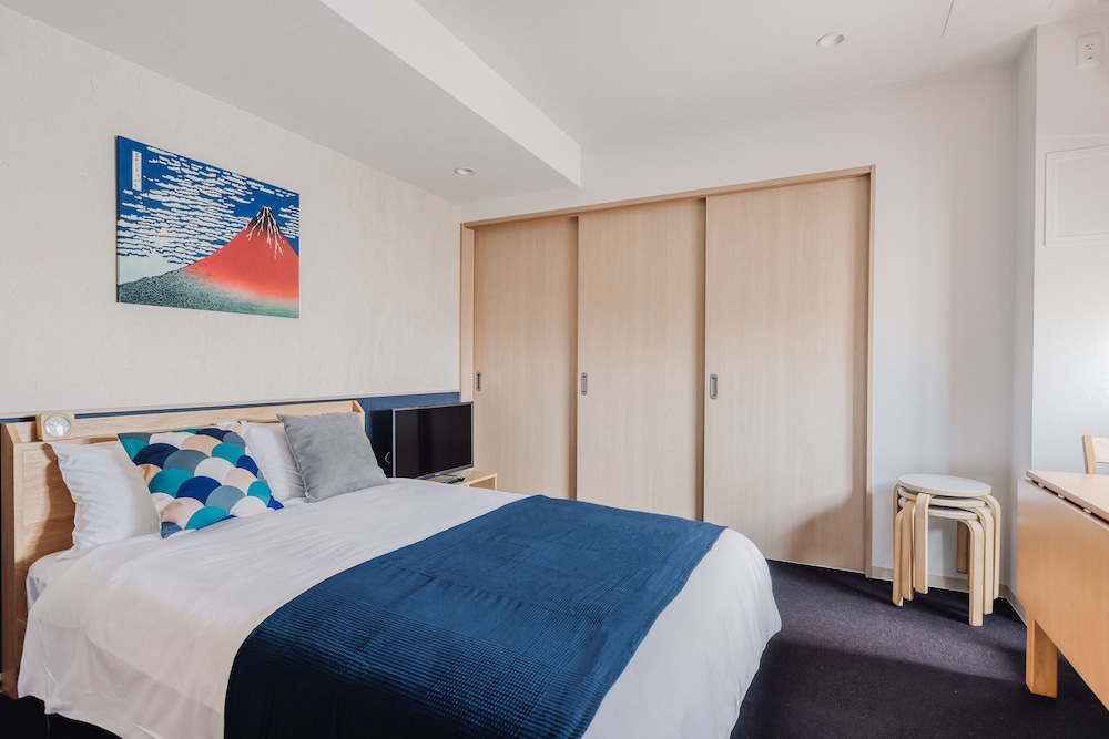 غرفة بريميوم بسريرين مزدوجين مع أريكة، Bon Condo Namba Nipponbashi 10/10