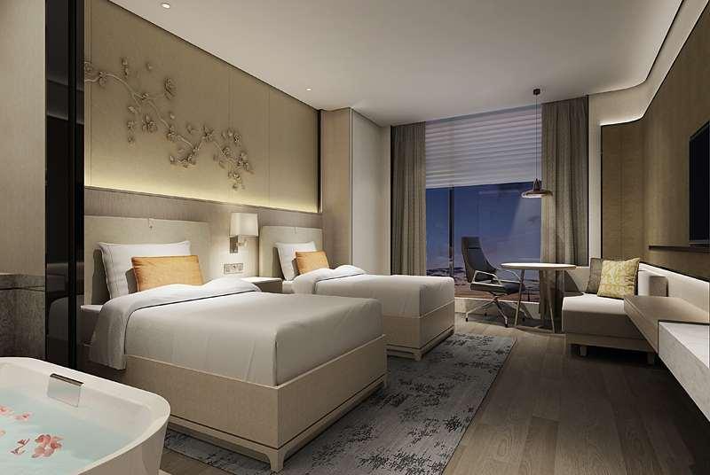 Deluxe, Twin Beds, River View