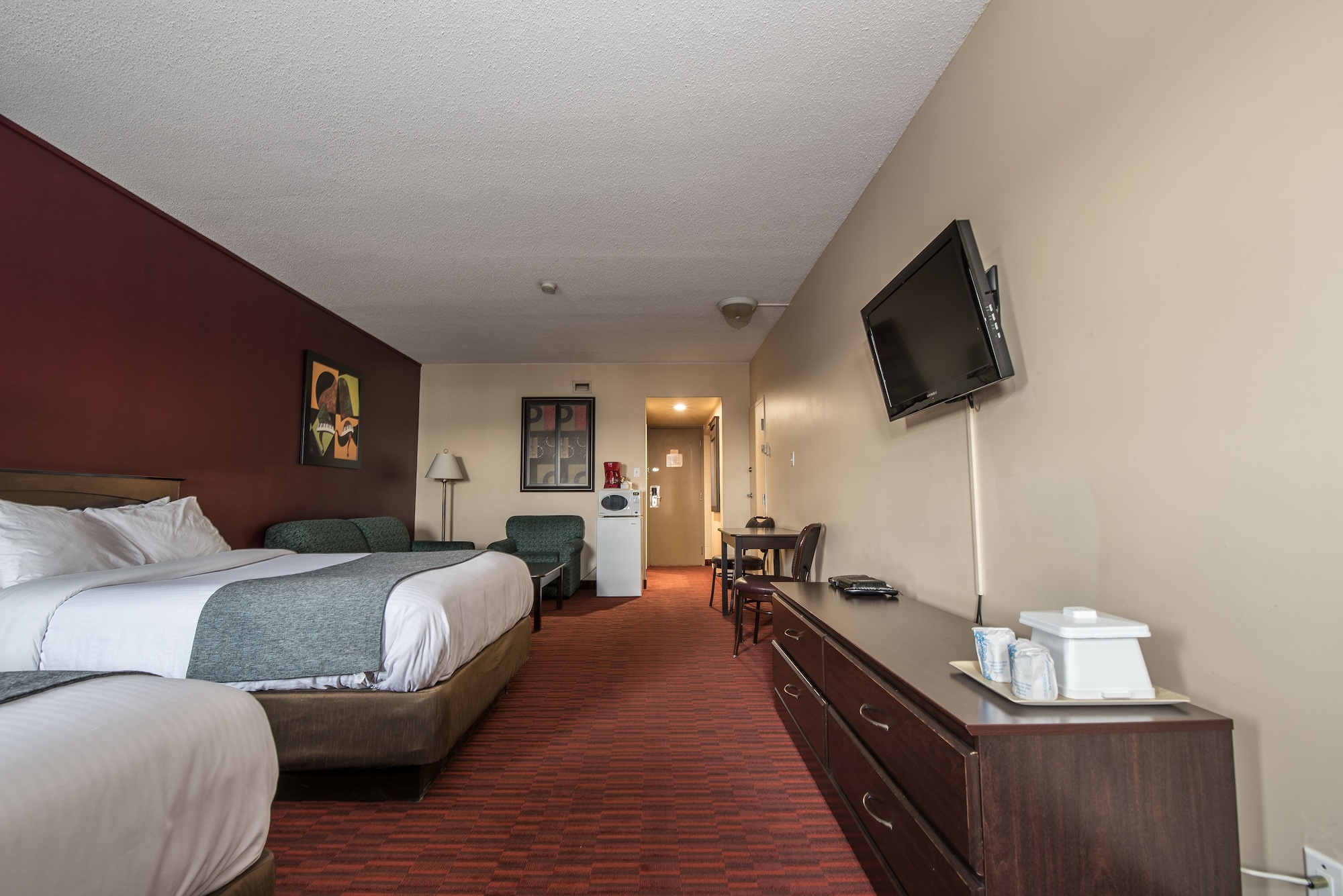 ROOM, 2 DOUBLE BEDS, KITCHENETTE