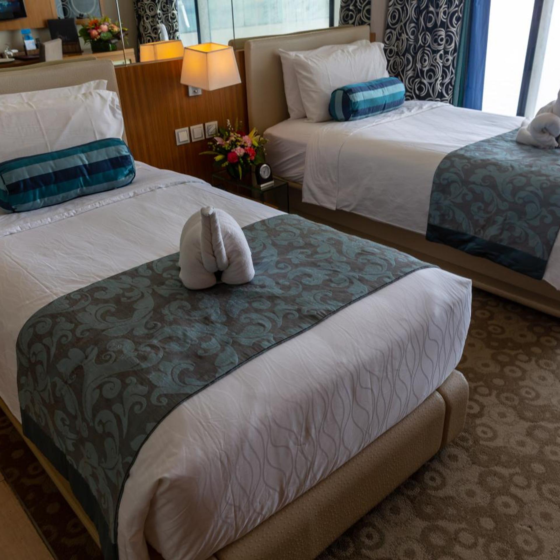 غرفة بسريرين منفصلين بإطلالة، Hotel H2o 8/10
