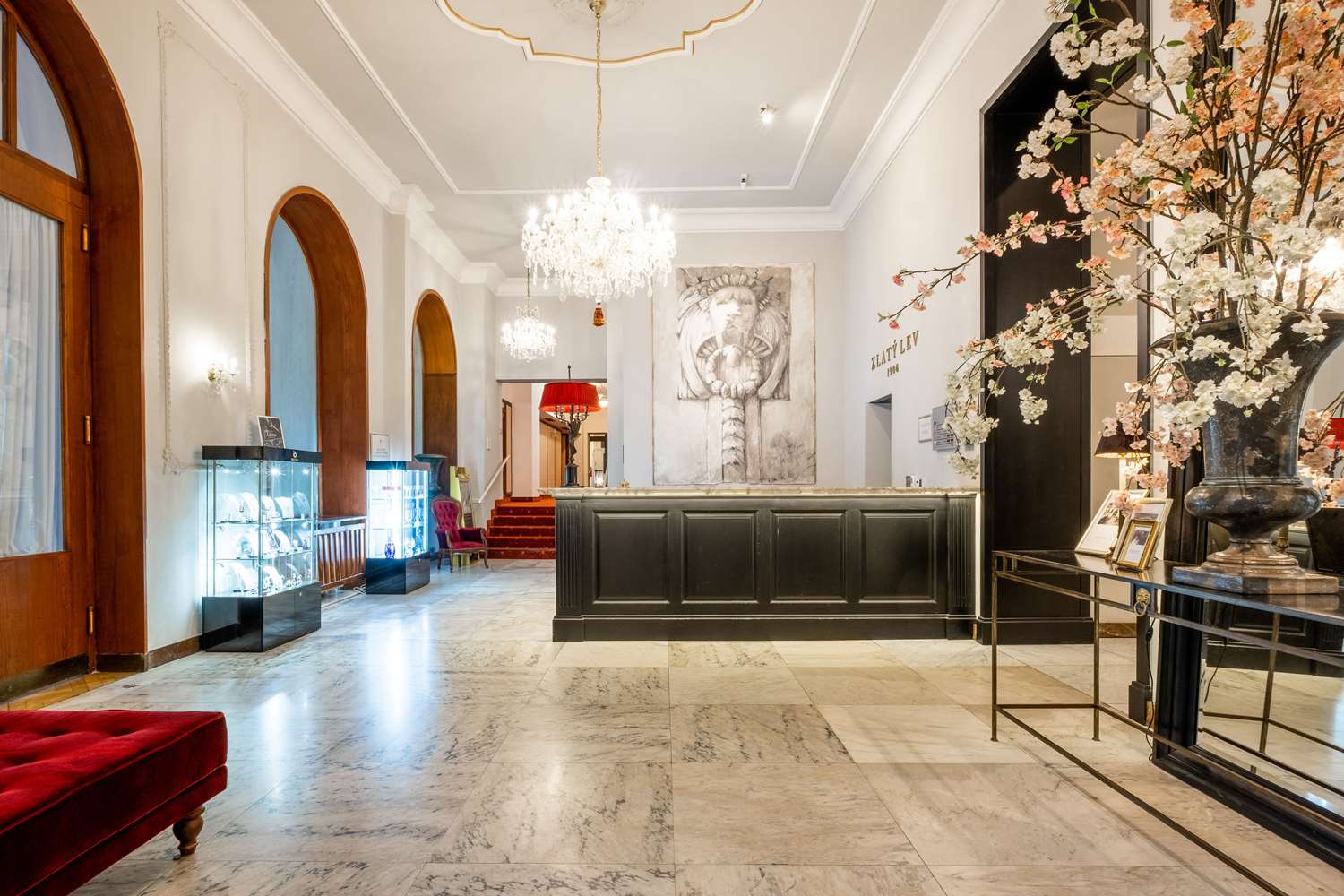 Lobby at Clarion Grandhotel Zlaty Lev, LIBEREC