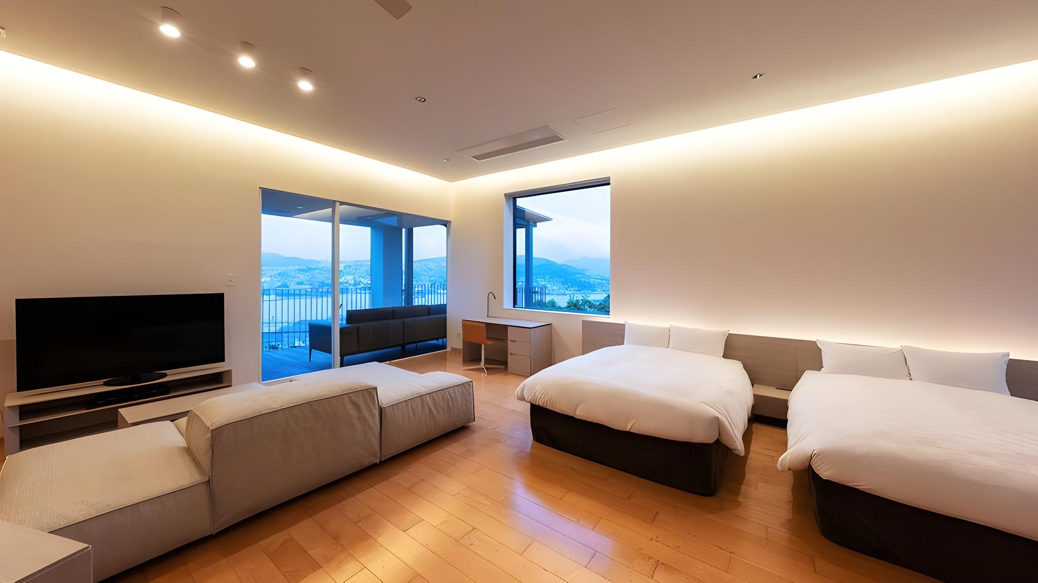 Tower, Suite, Twin Beds, Annex