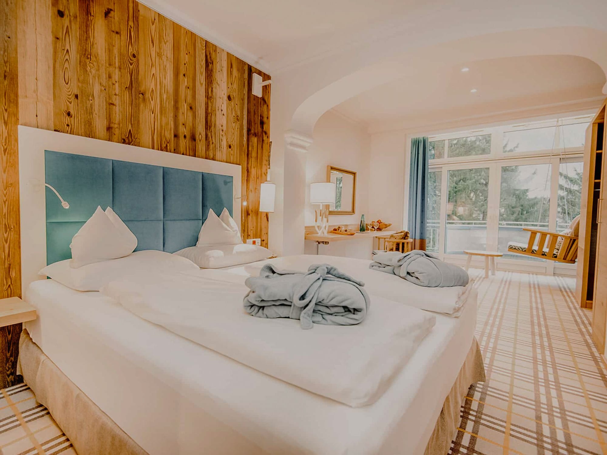 Basic, Double Bed, Garden View