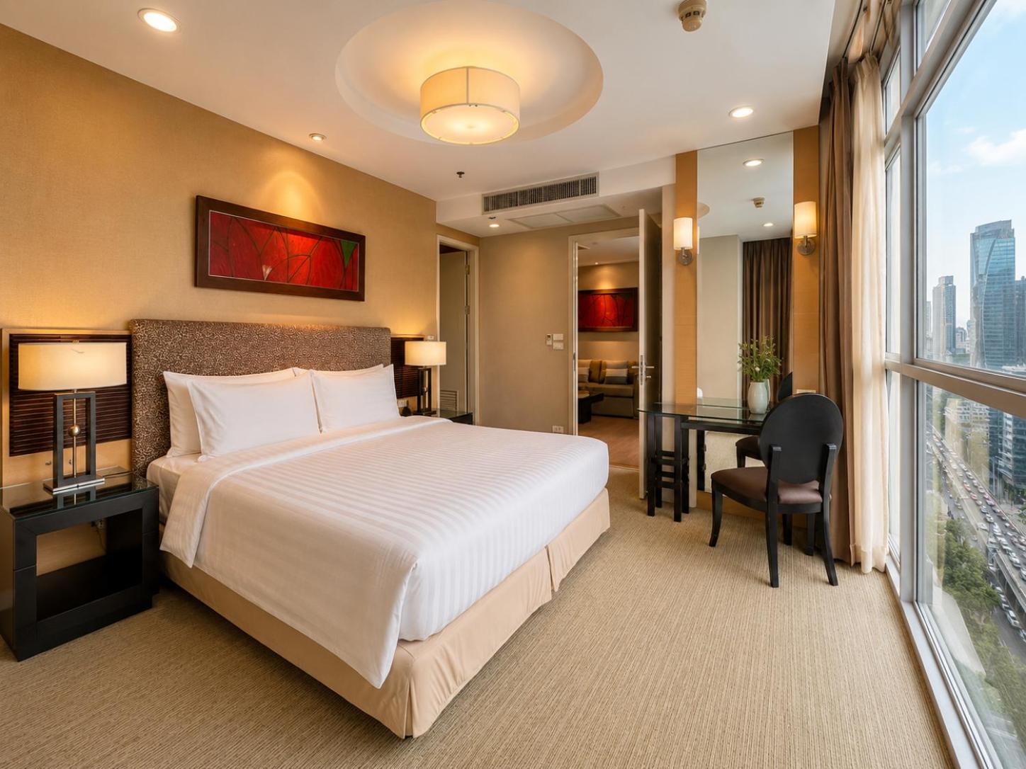 جناح ديلوكس بغرفة نوم واحدة بحوض استحمام، Urbana Sathorn Bangkok, Thailand 3/6
