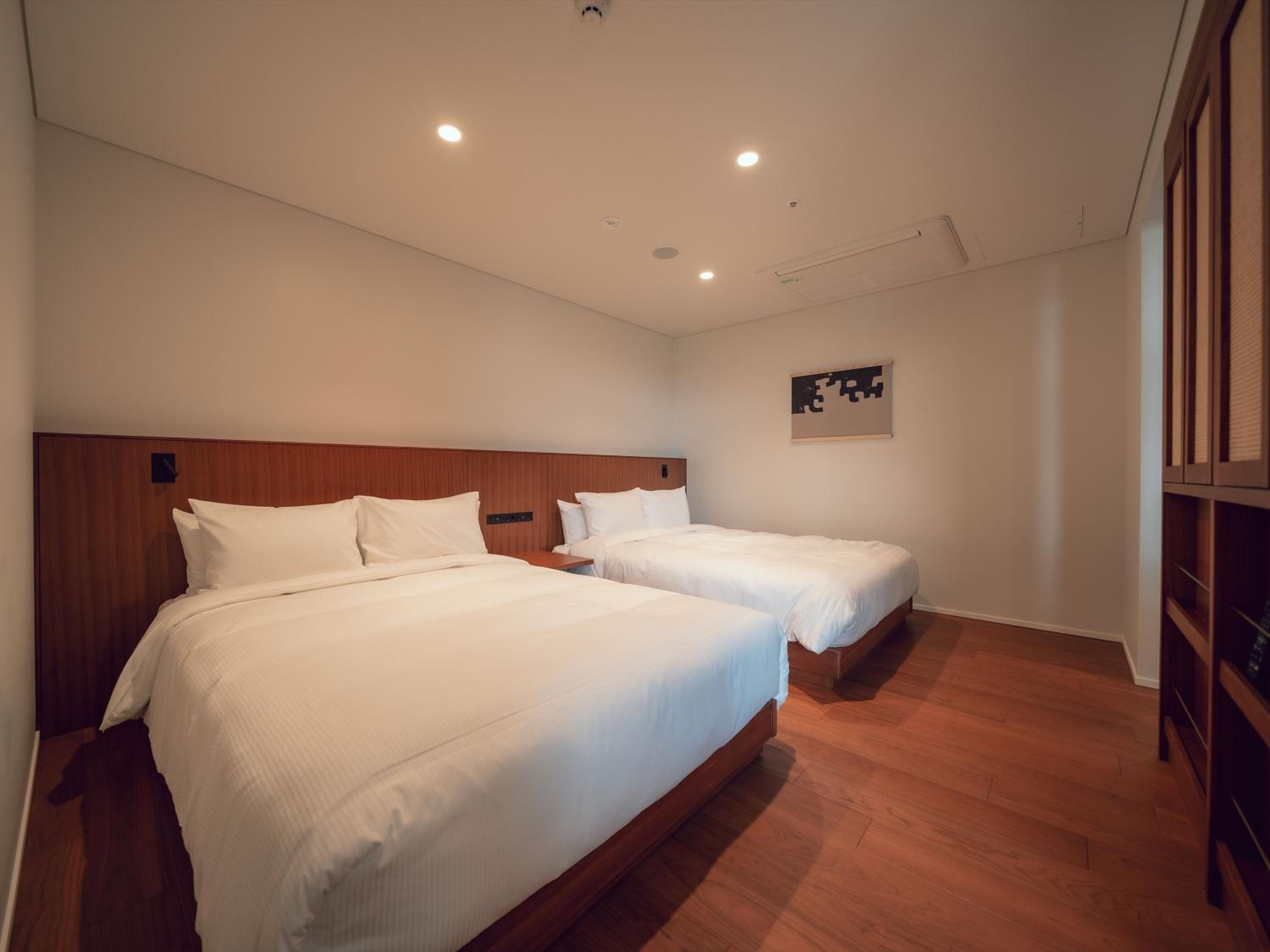 Suite, 2 Double Beds, Outdoor Bath