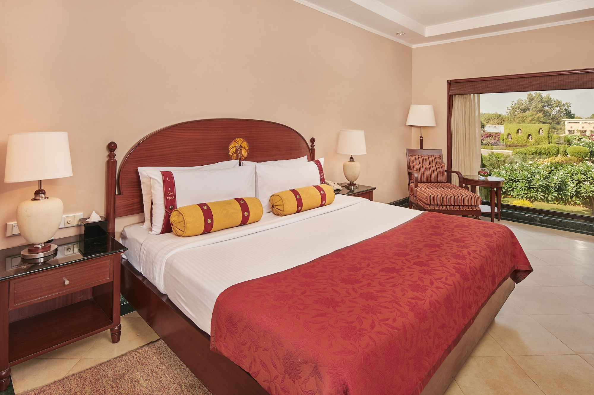 Deluxe, King Bed, Temple View
